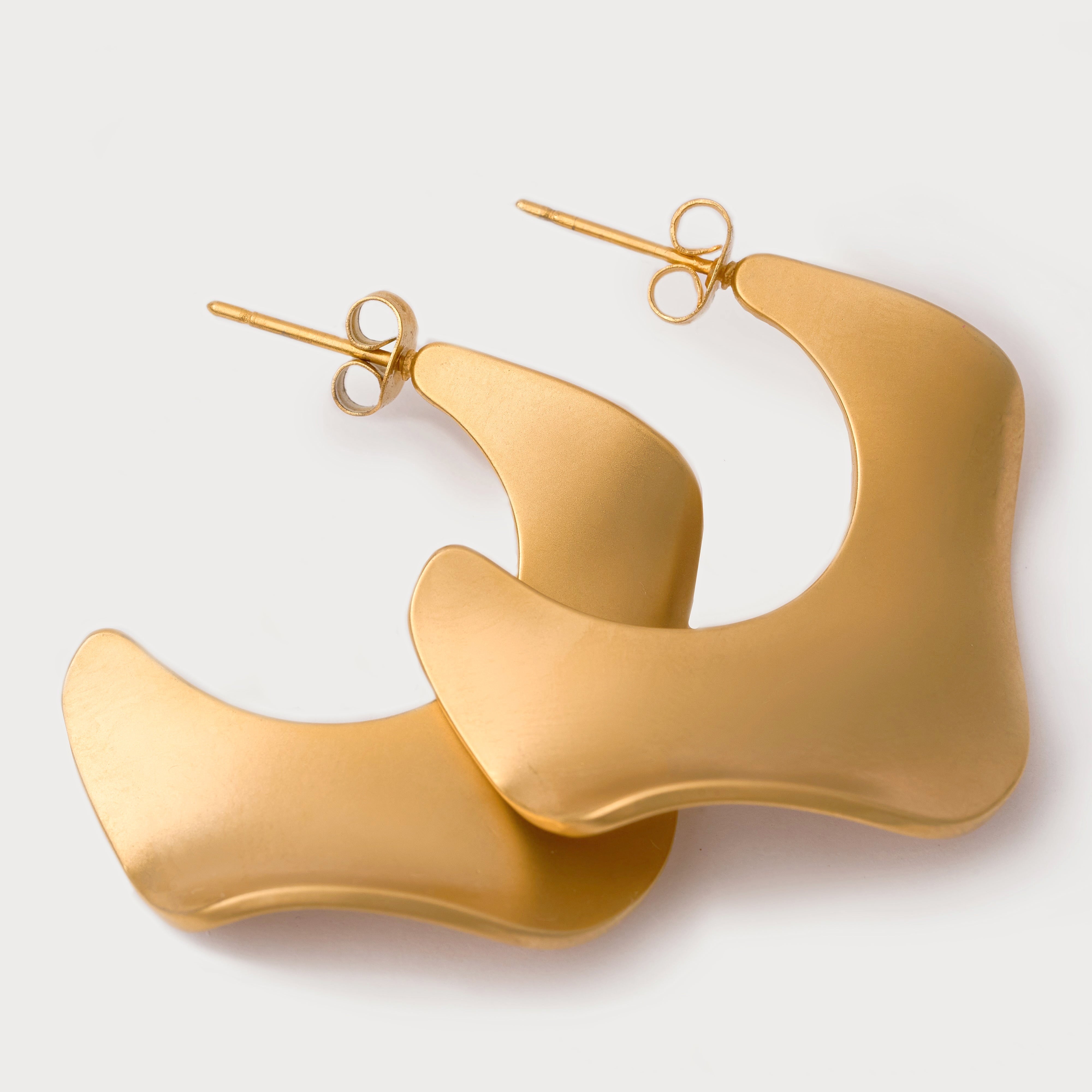 Leila Sahara Earrings in 18K Gold Plated