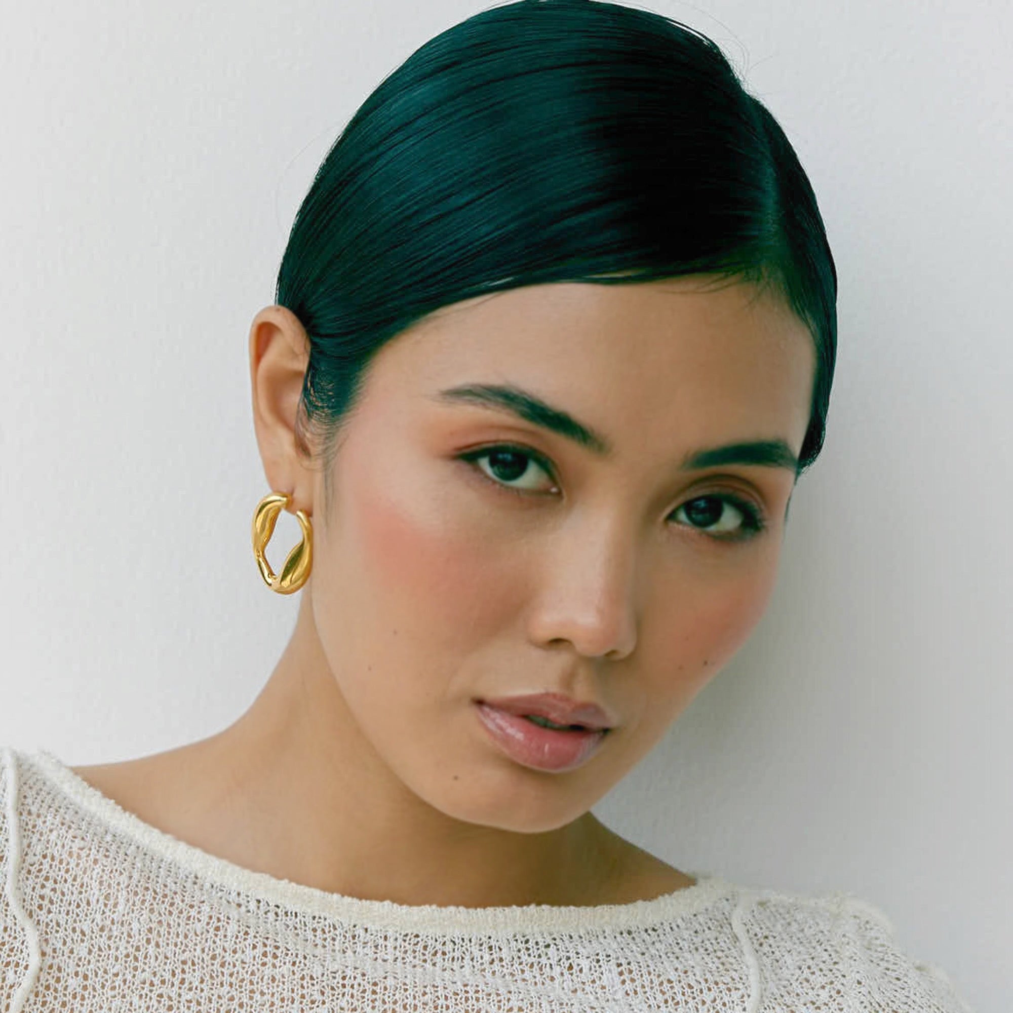 Fiona Earrings in 18K Gold Plated