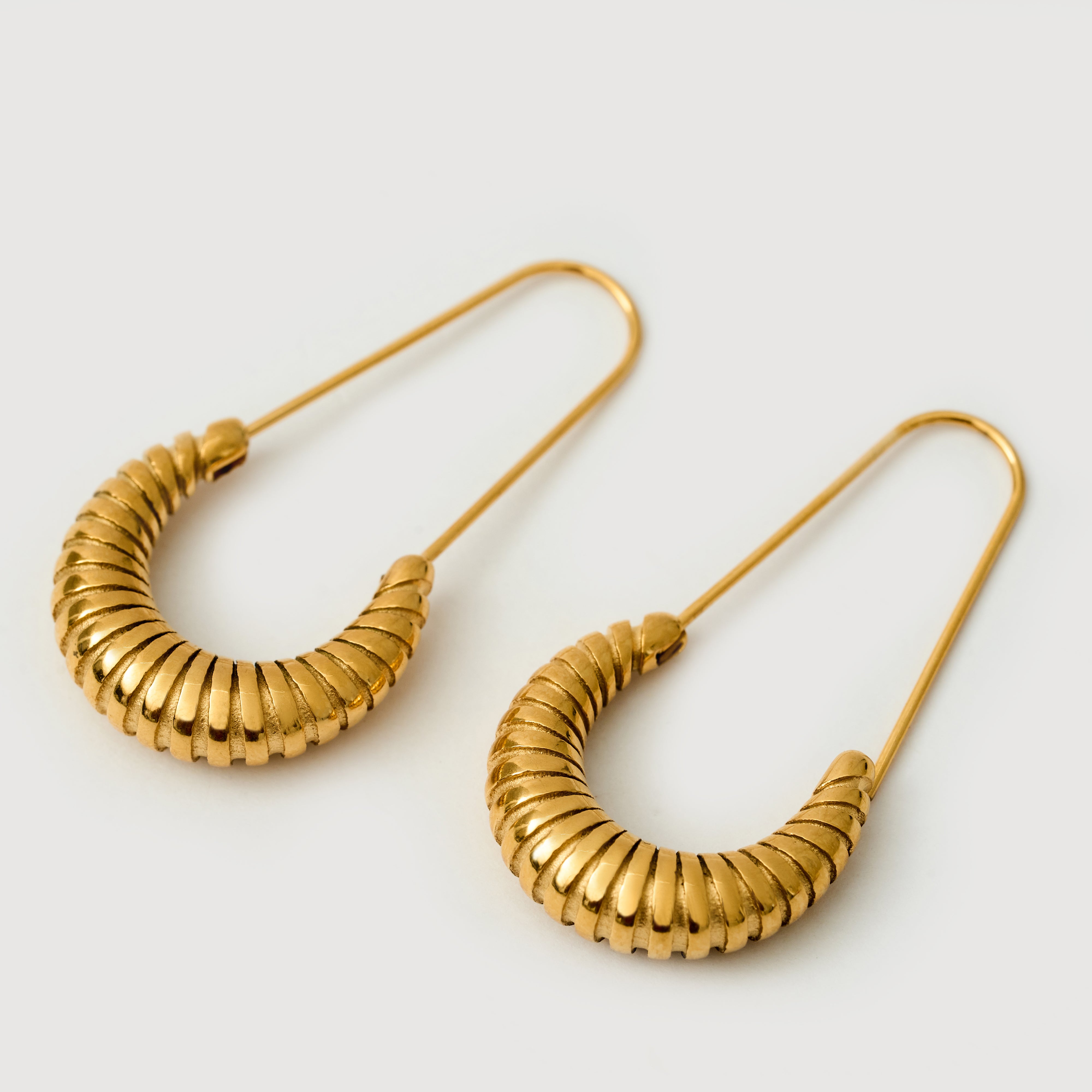 Lumina Drop Earrings in 18K Gold Plated