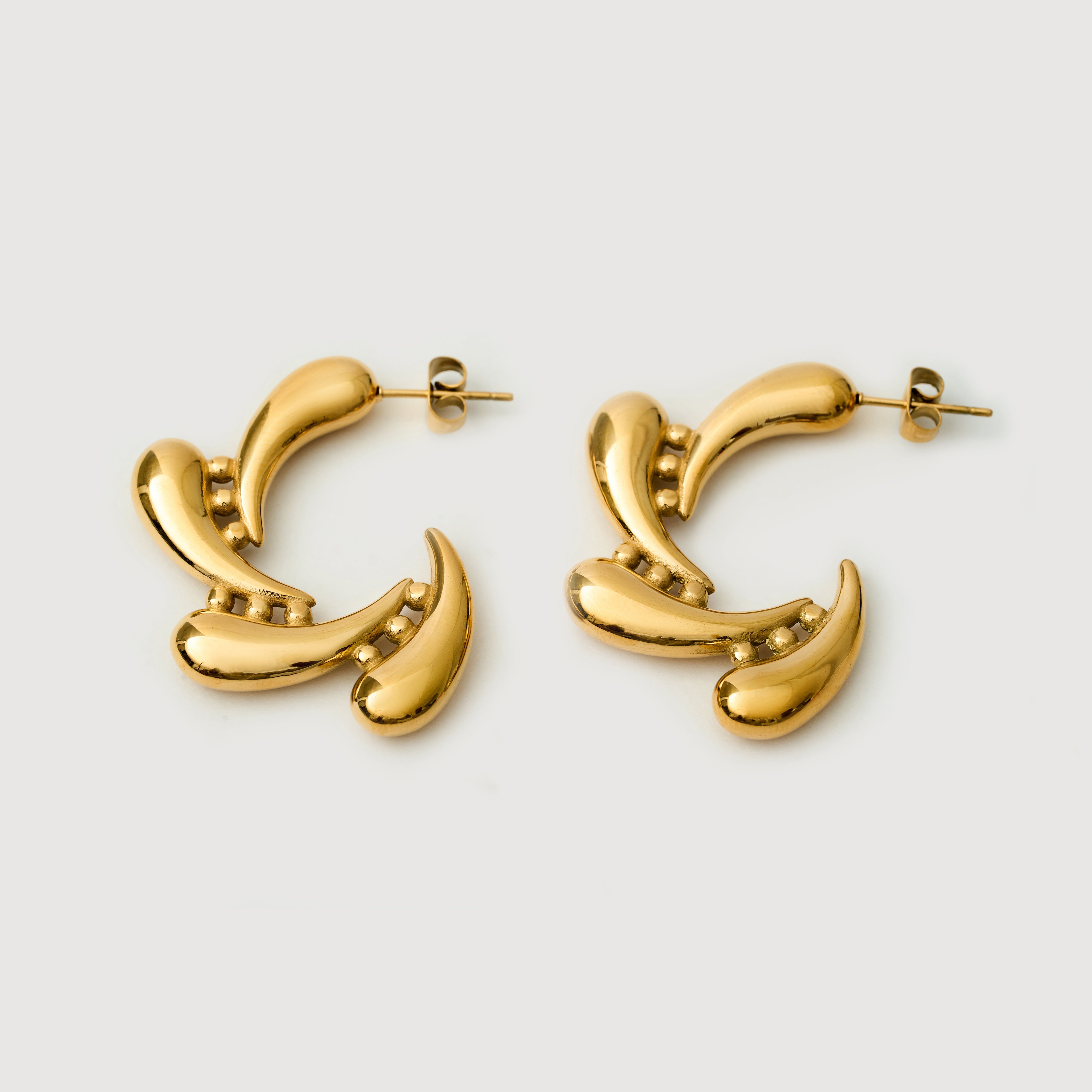 Nusa Dua Earrings in 18K Gold Plated