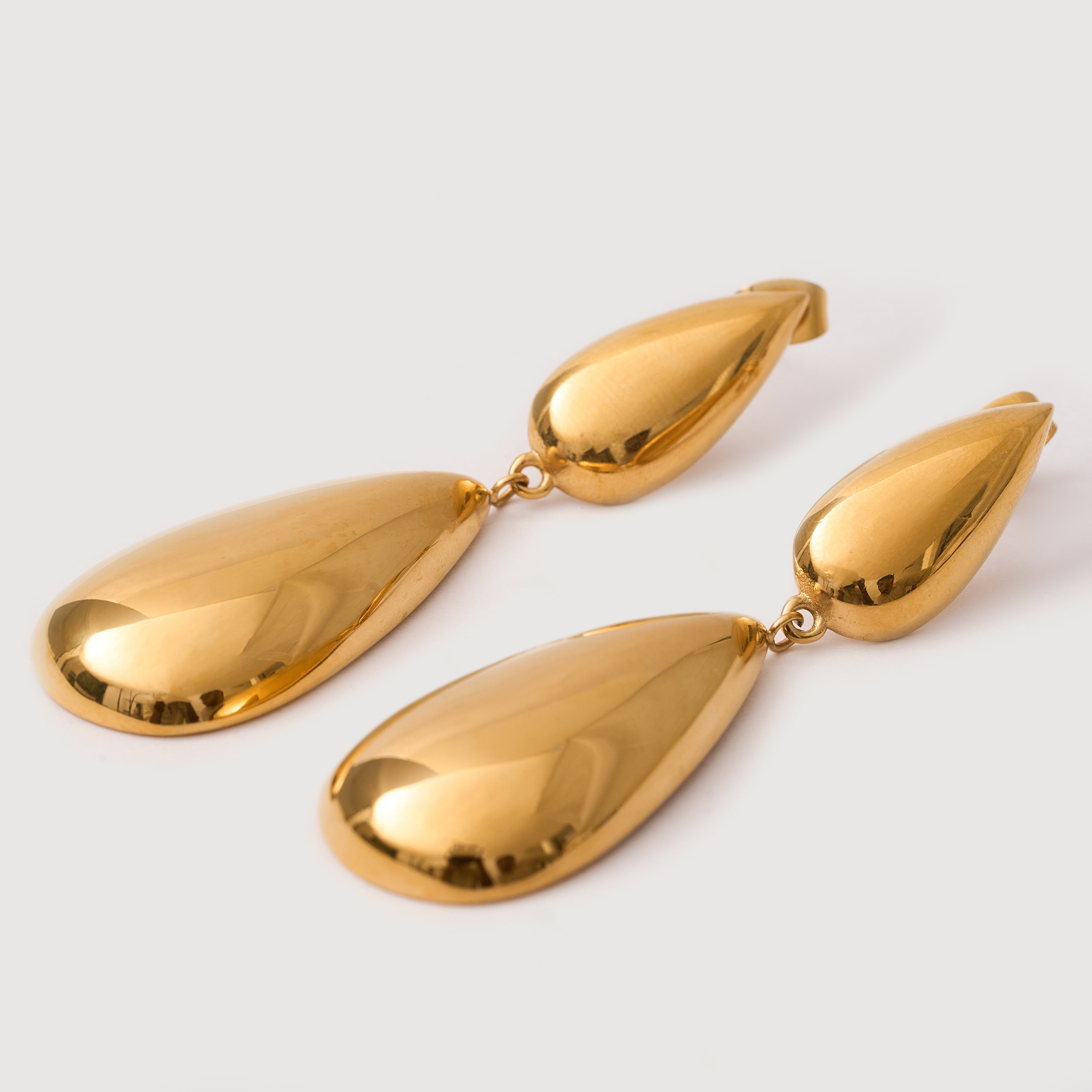 Beverly Gold Earrings in 18K Gold Plated