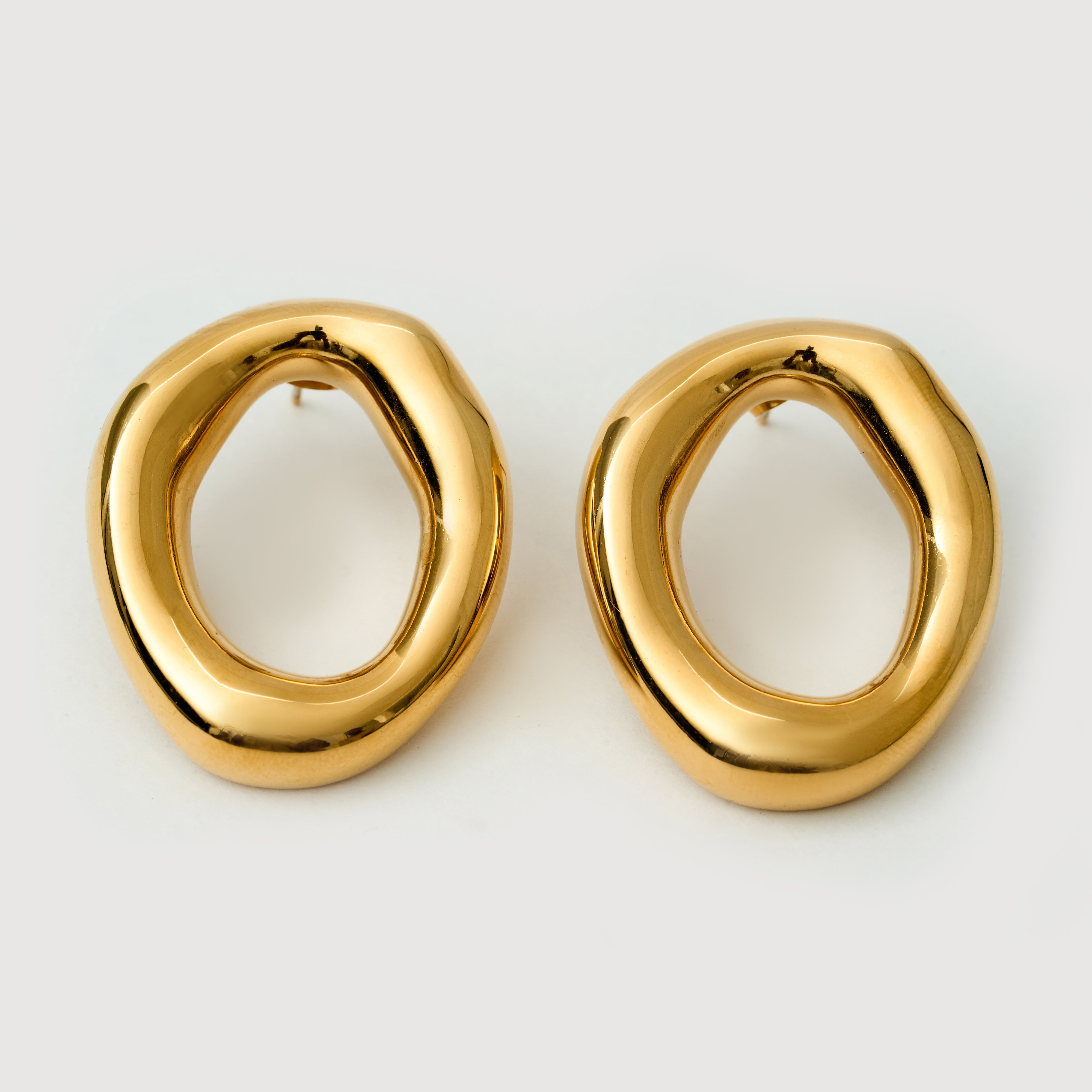 Luna's Glow Earrings in 18K Gold Plated