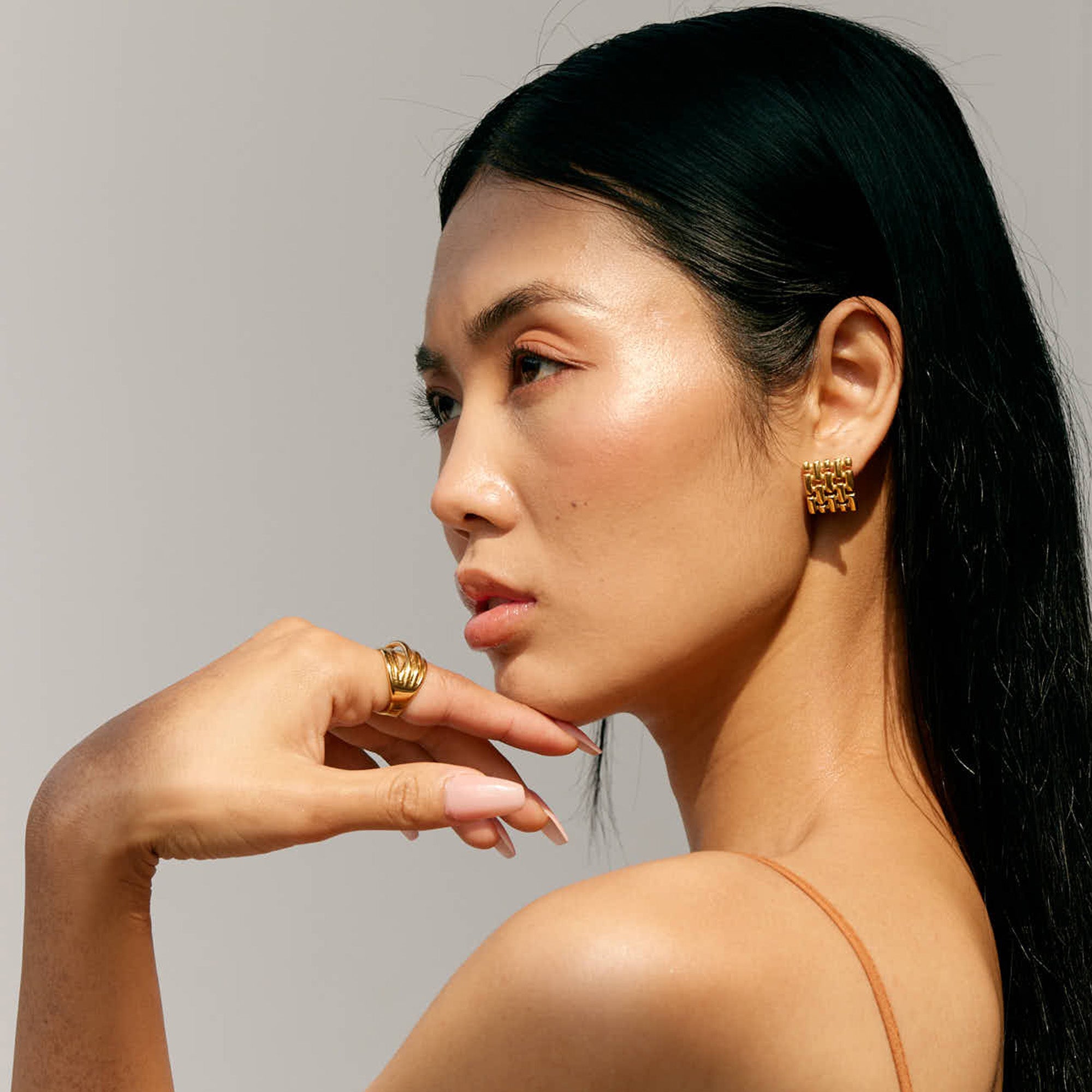 Noor Essential Ring in 18K Gold Plated