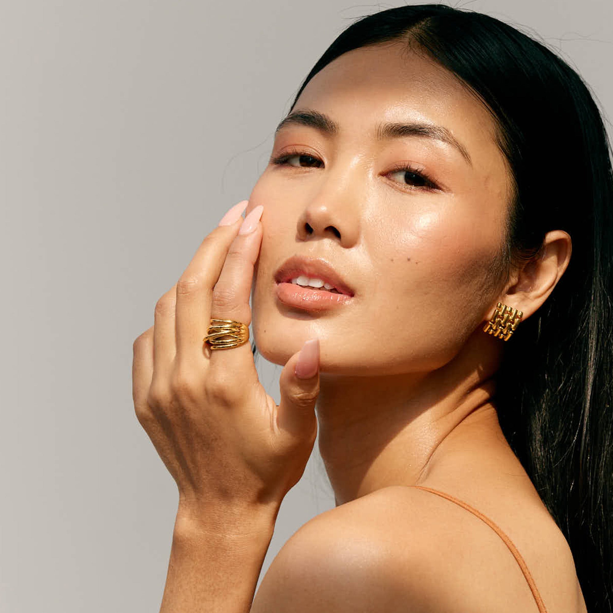 Noor Essential Ring in 18K Gold Plated