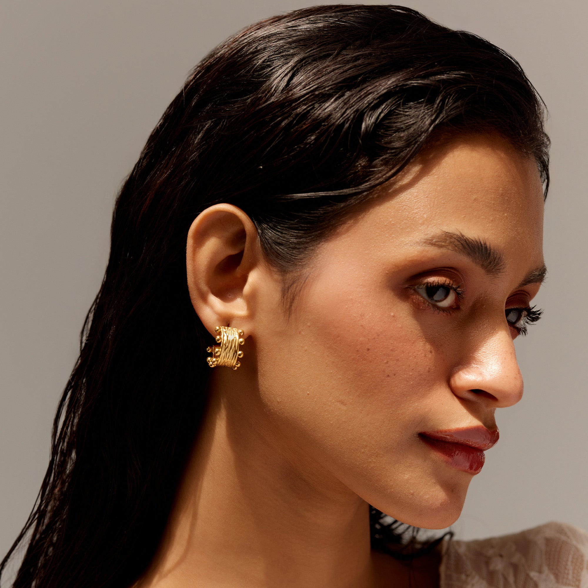 Elodie Earrings in 18K Gold Plated