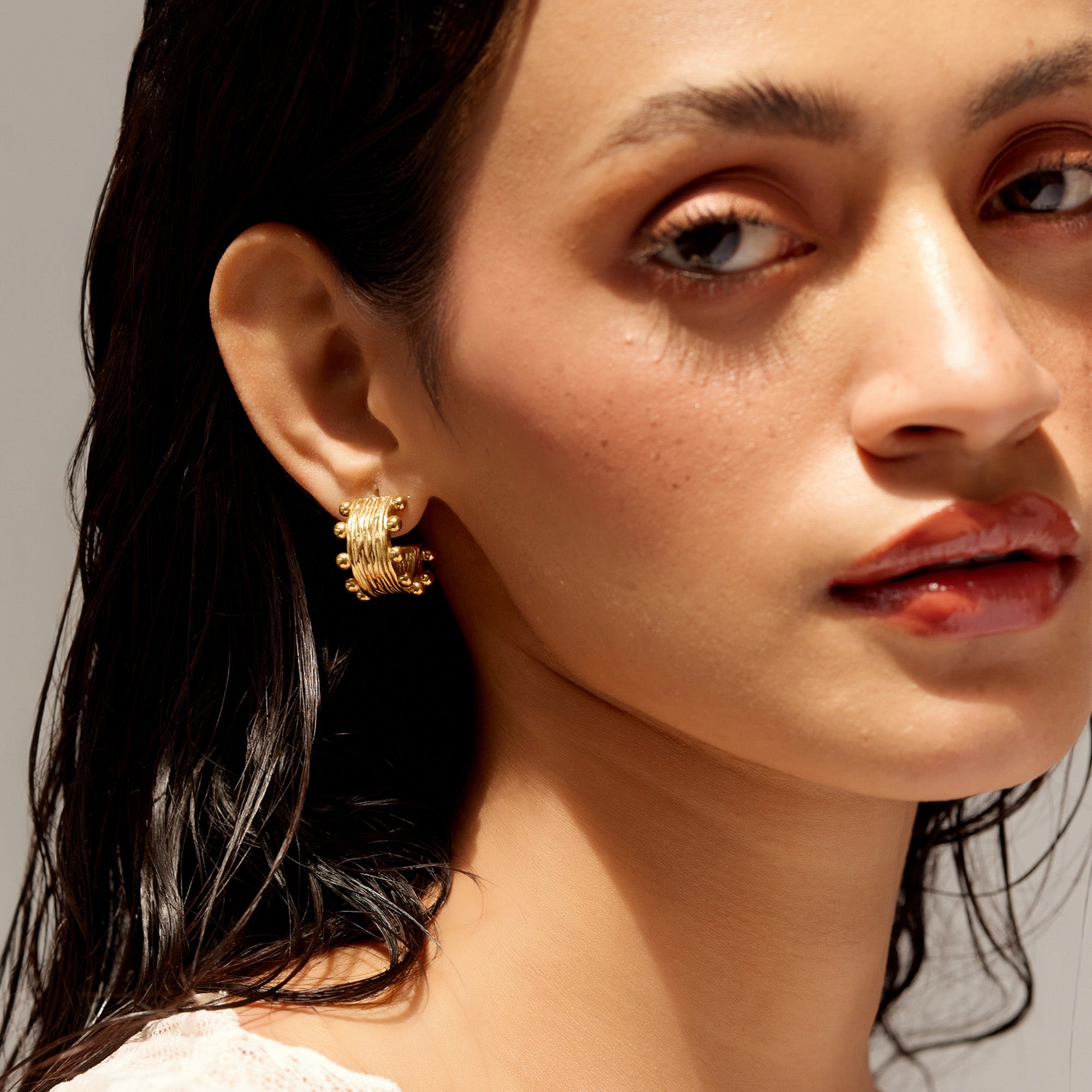 Elodie Earrings in 18K Gold Plated