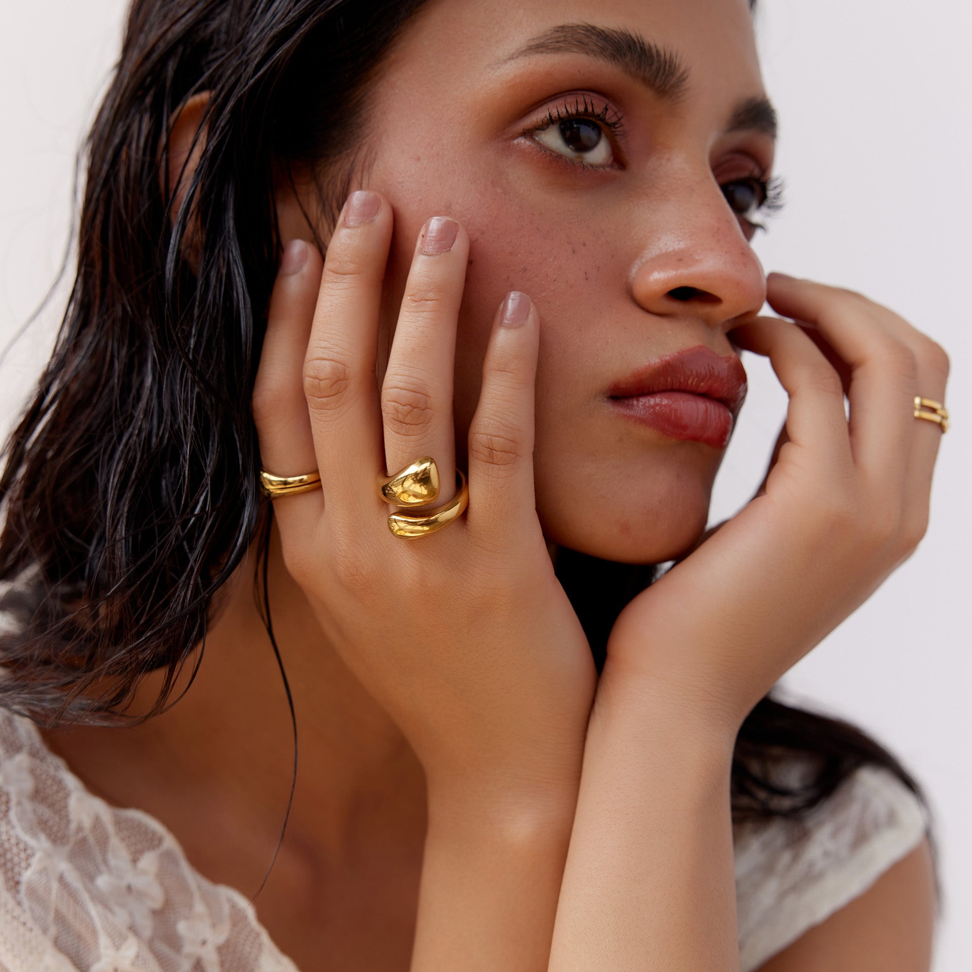 Savannah Chunky Ring in 18K Gold Plated