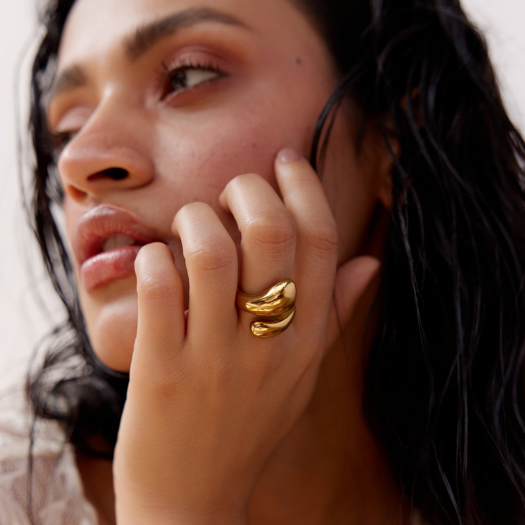 Savannah Chunky Ring in 18K Gold Plated