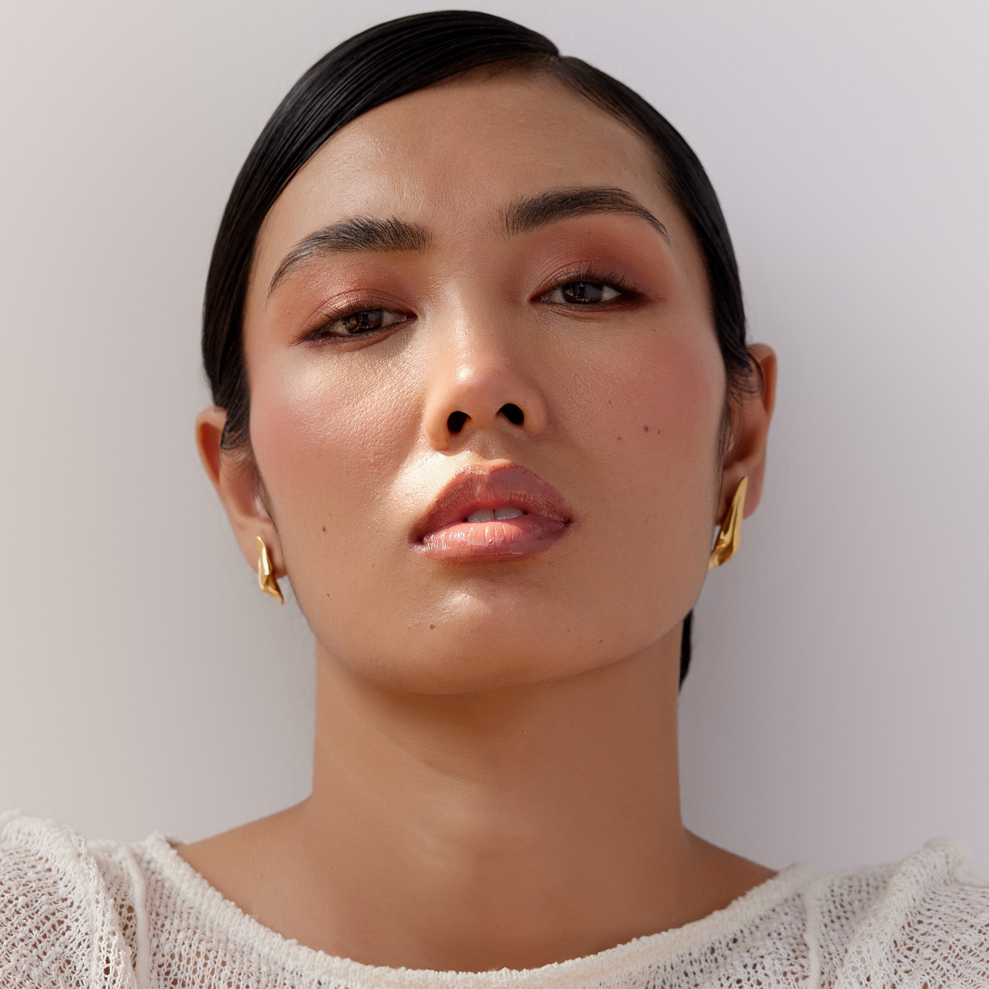 Eva Gold Earrings in 18K Gold Plated