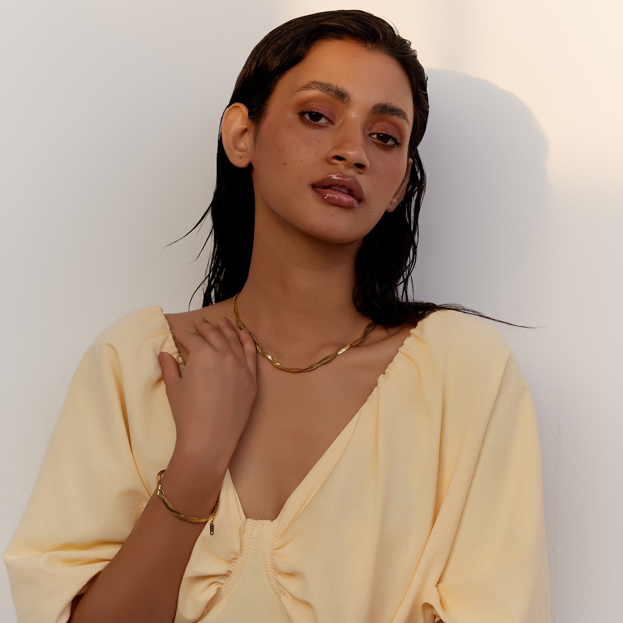 Ava Gold Bracelet in 18K Gold Plated