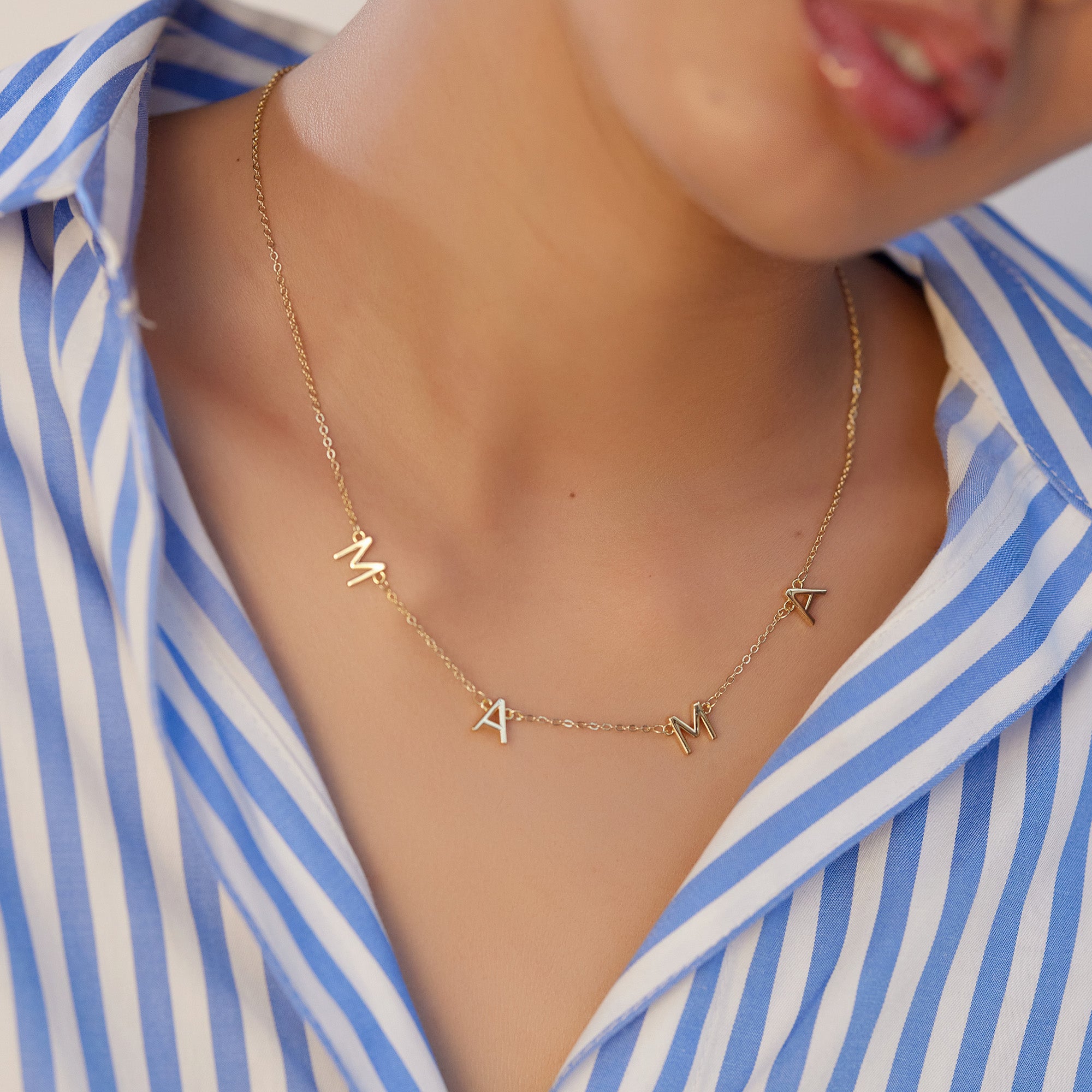 Mama Love Necklace in 18K Gold Plated