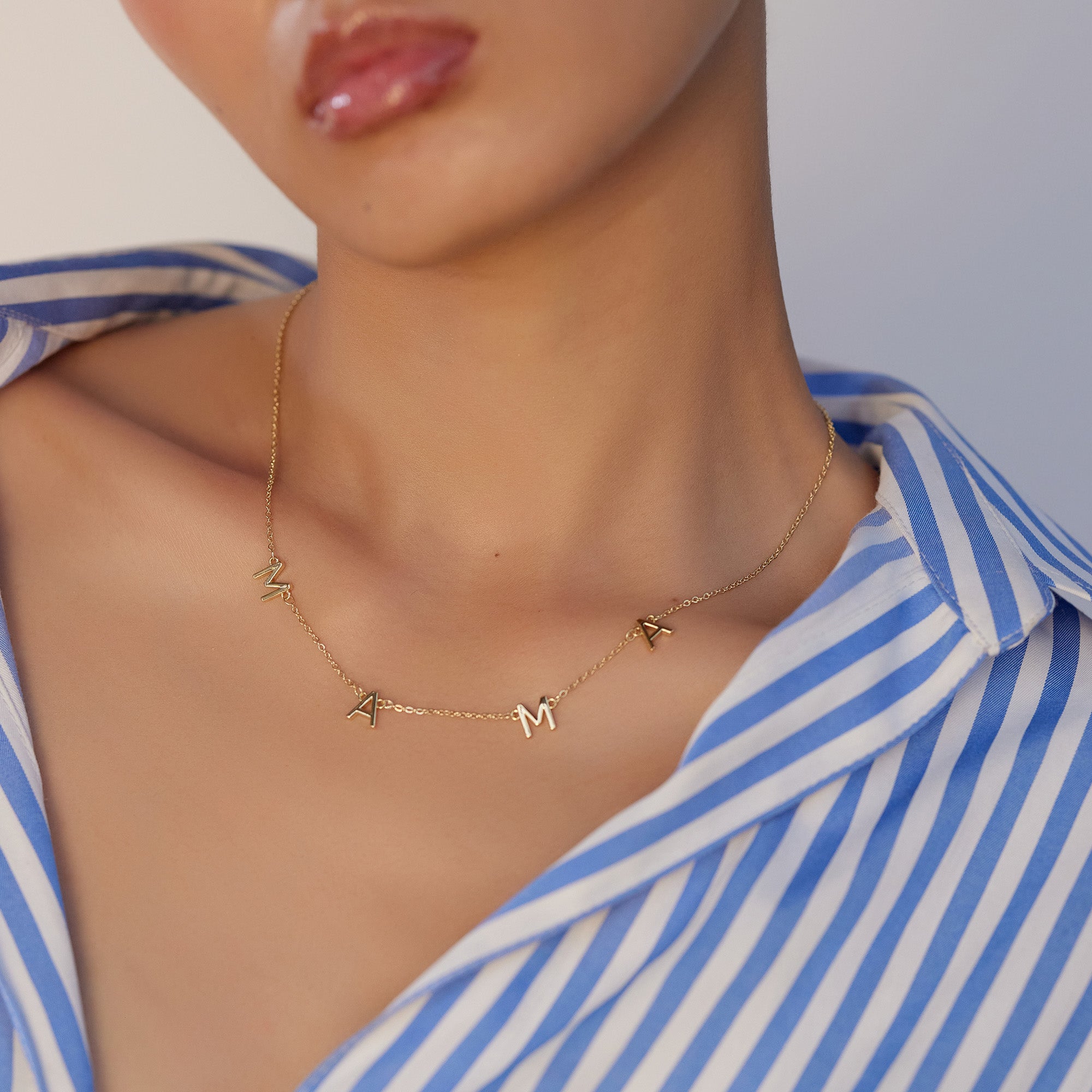 Mama Love Necklace in 18K Gold Plated