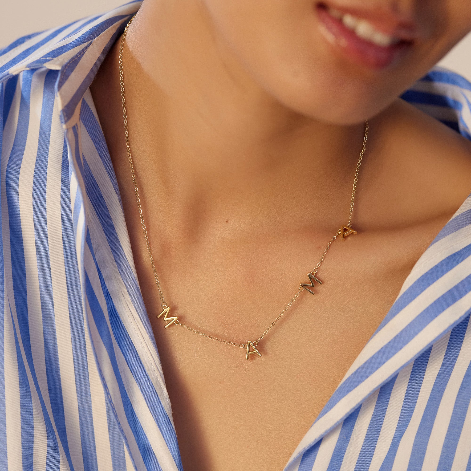 Mama Love Necklace in 18K Gold Plated