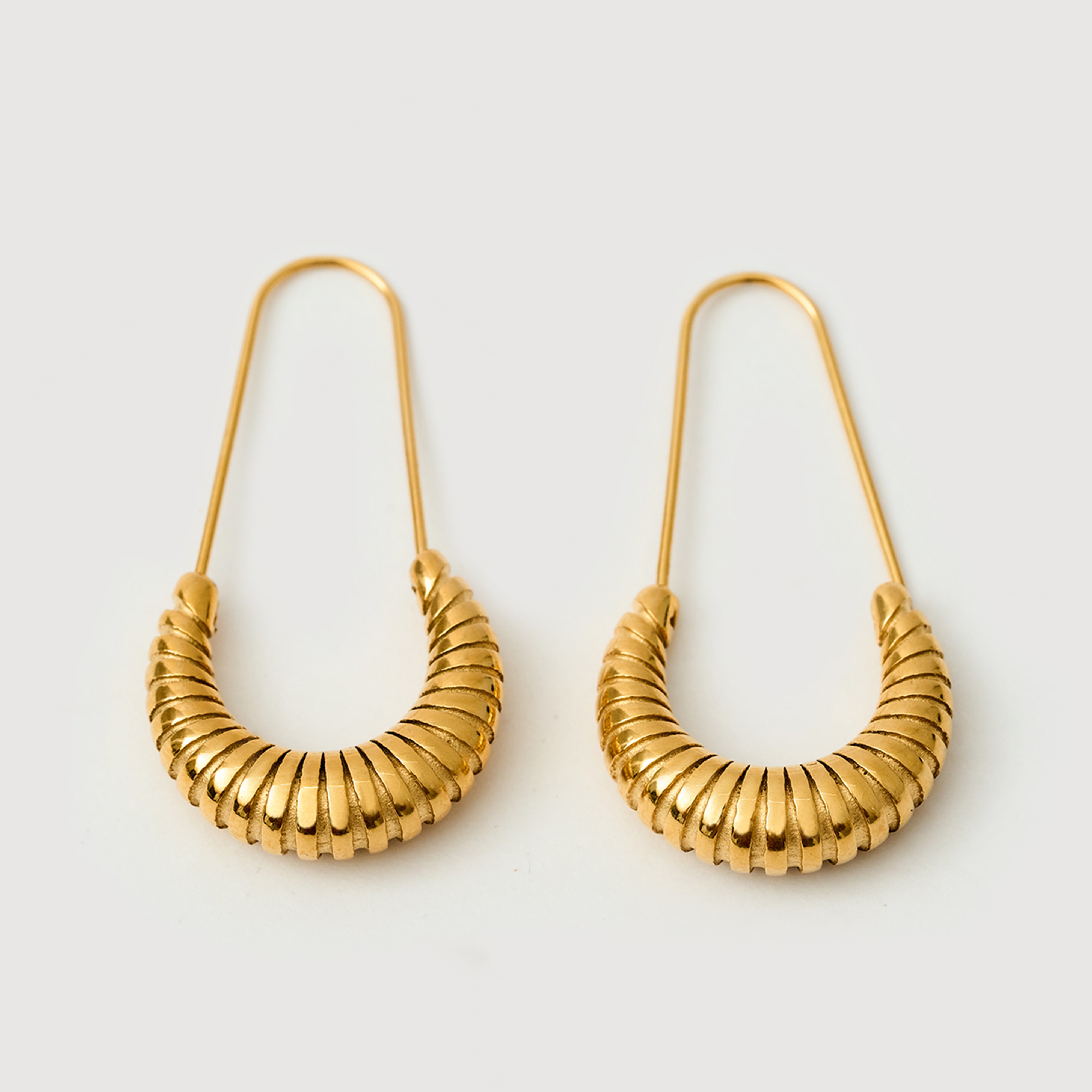 Lumina Drop Earrings in 18K Gold Plated