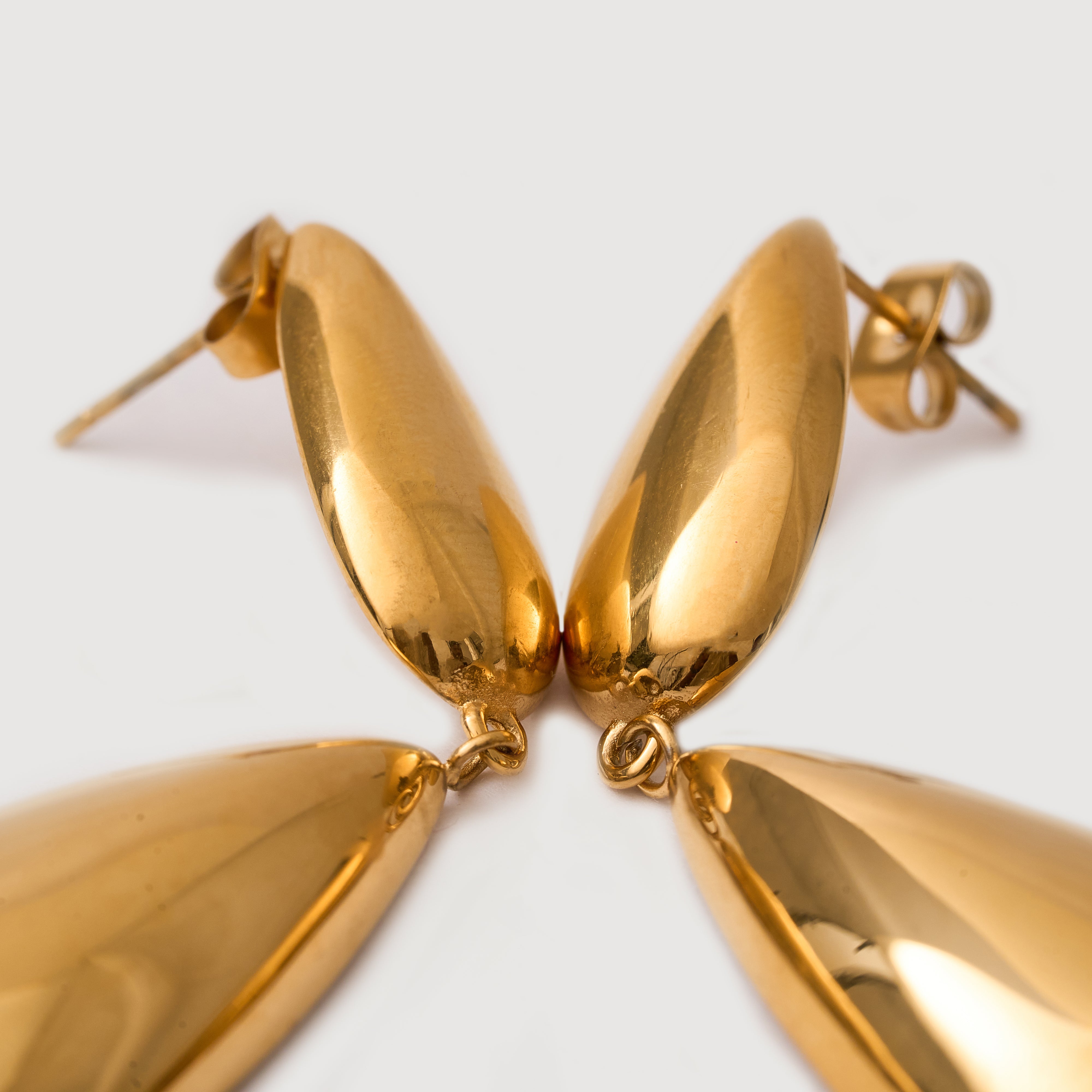 Beverly Gold Earrings in 18K Gold Plated