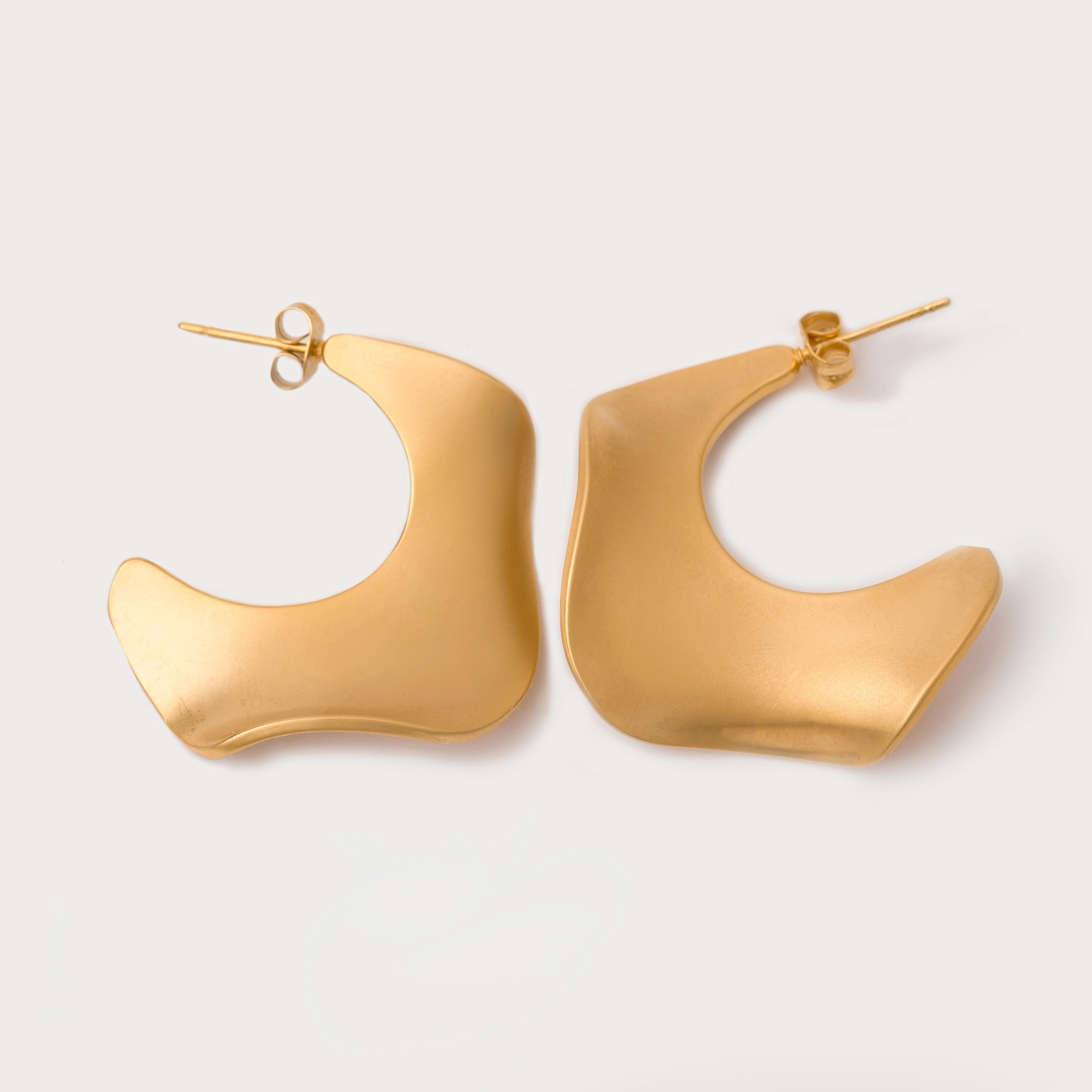 Leila Sahara Earrings in 18K Gold Plated