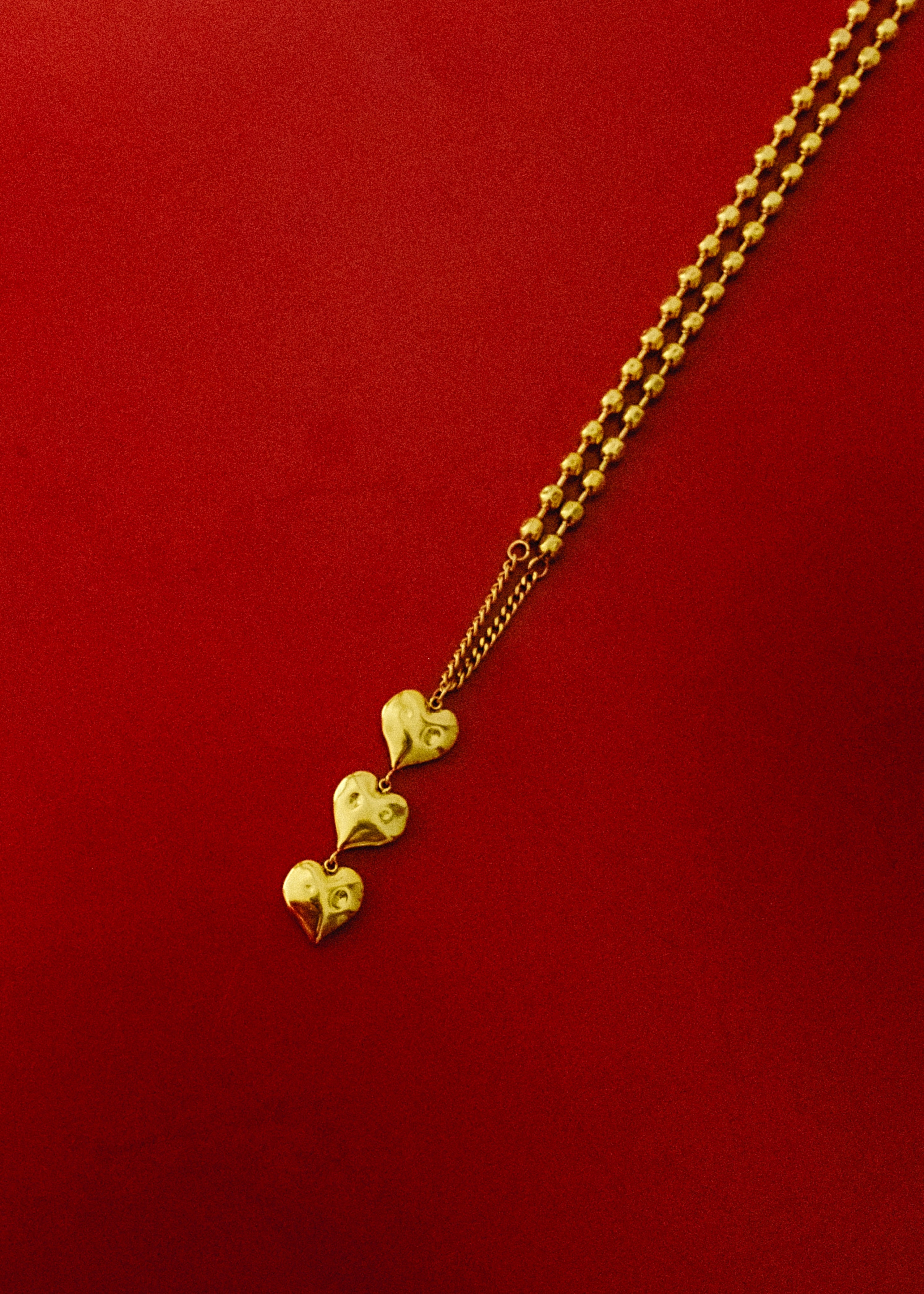 Esme Lariat Necklace in 18K Gold Plated