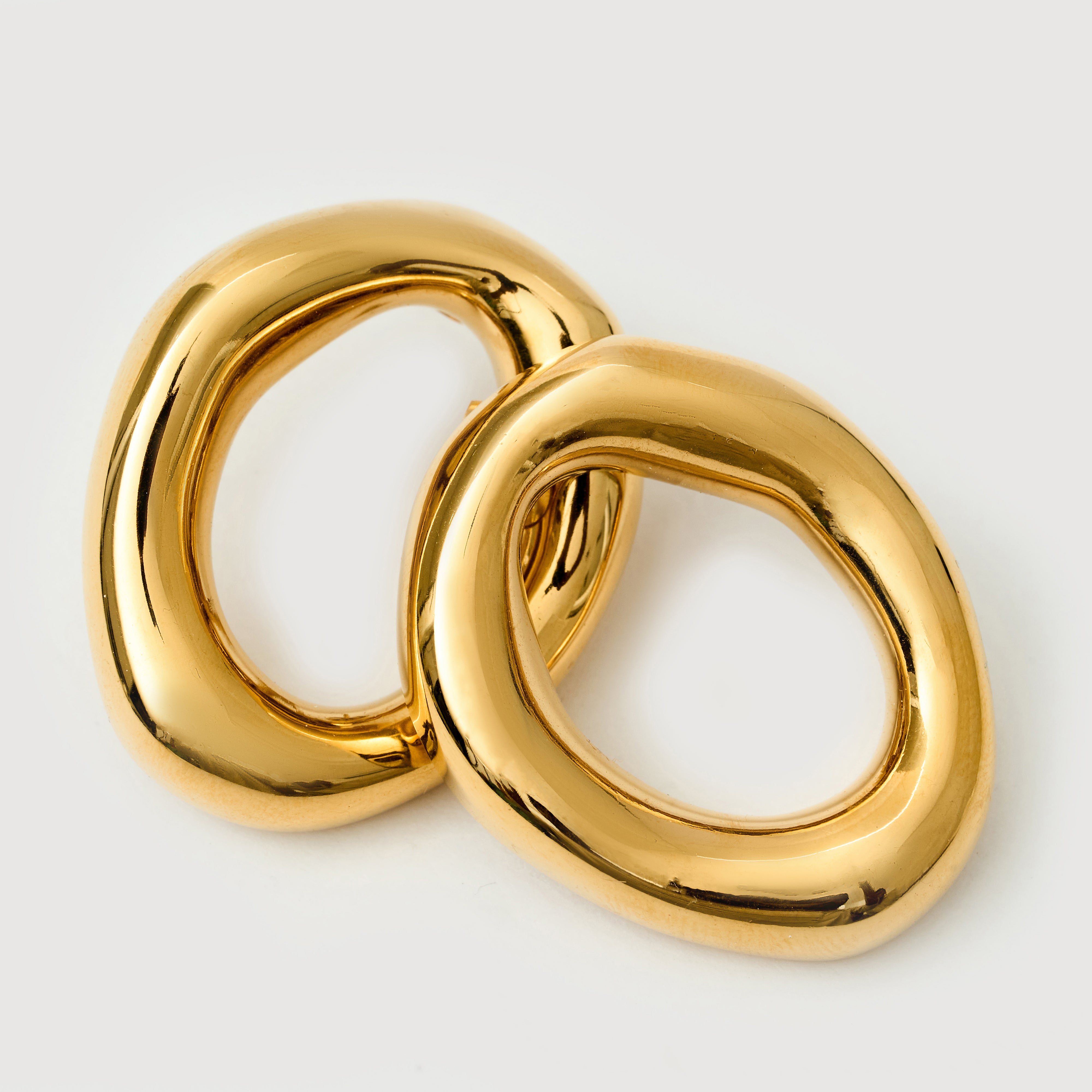 Luna's Glow Earrings in 18K Gold Plated