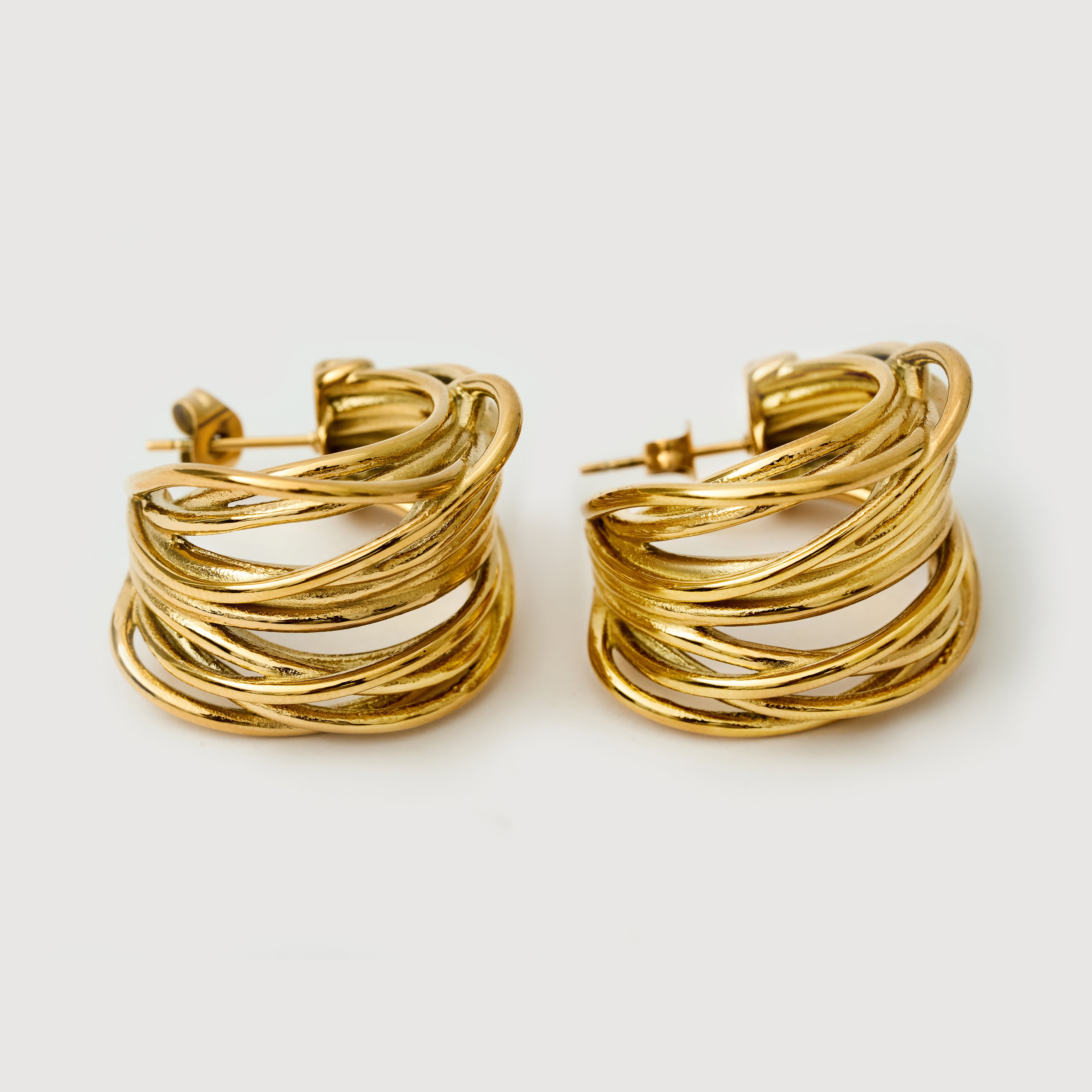 Seminyak Earrings in 18K Gold Plated