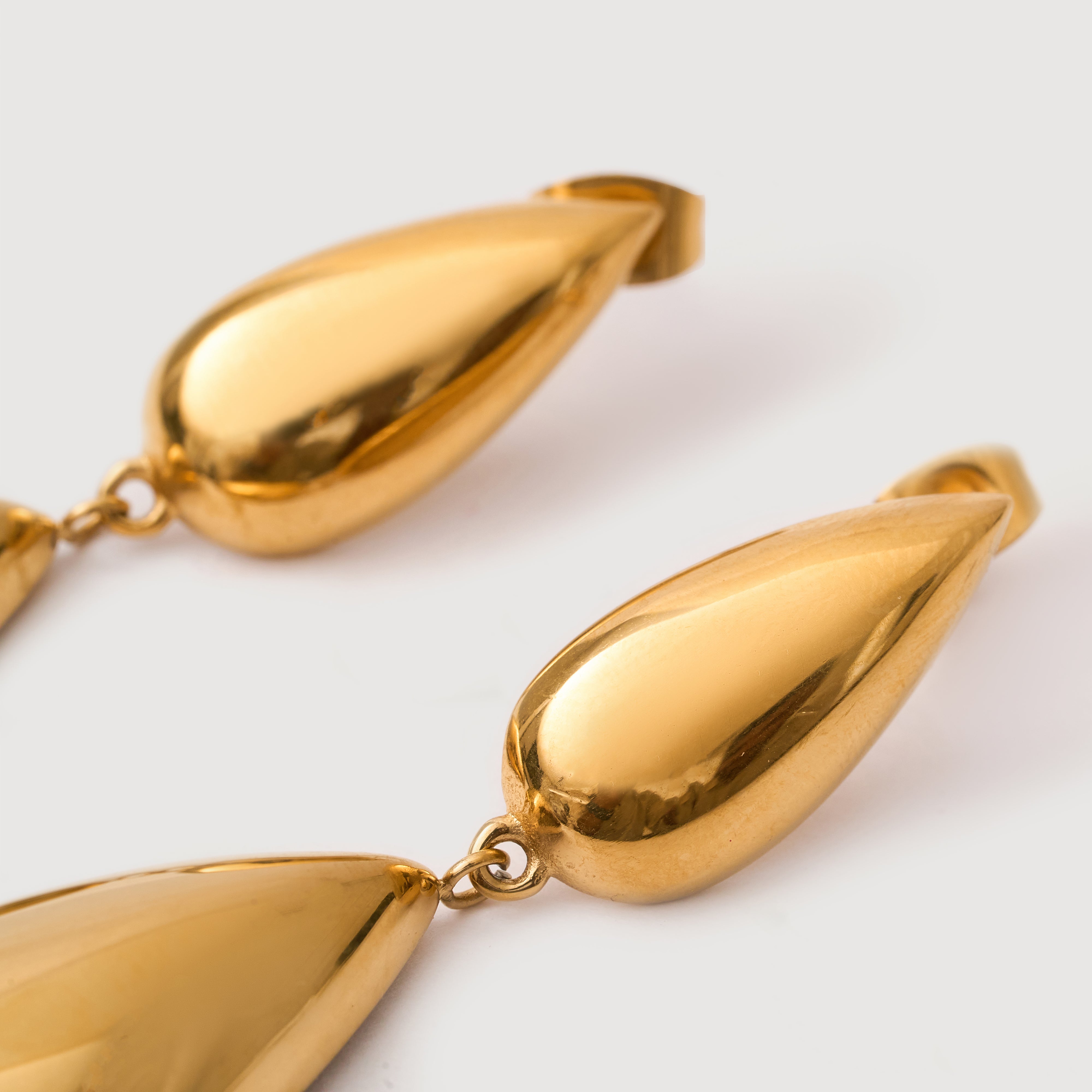 Beverly Gold Earrings in 18K Gold Plated