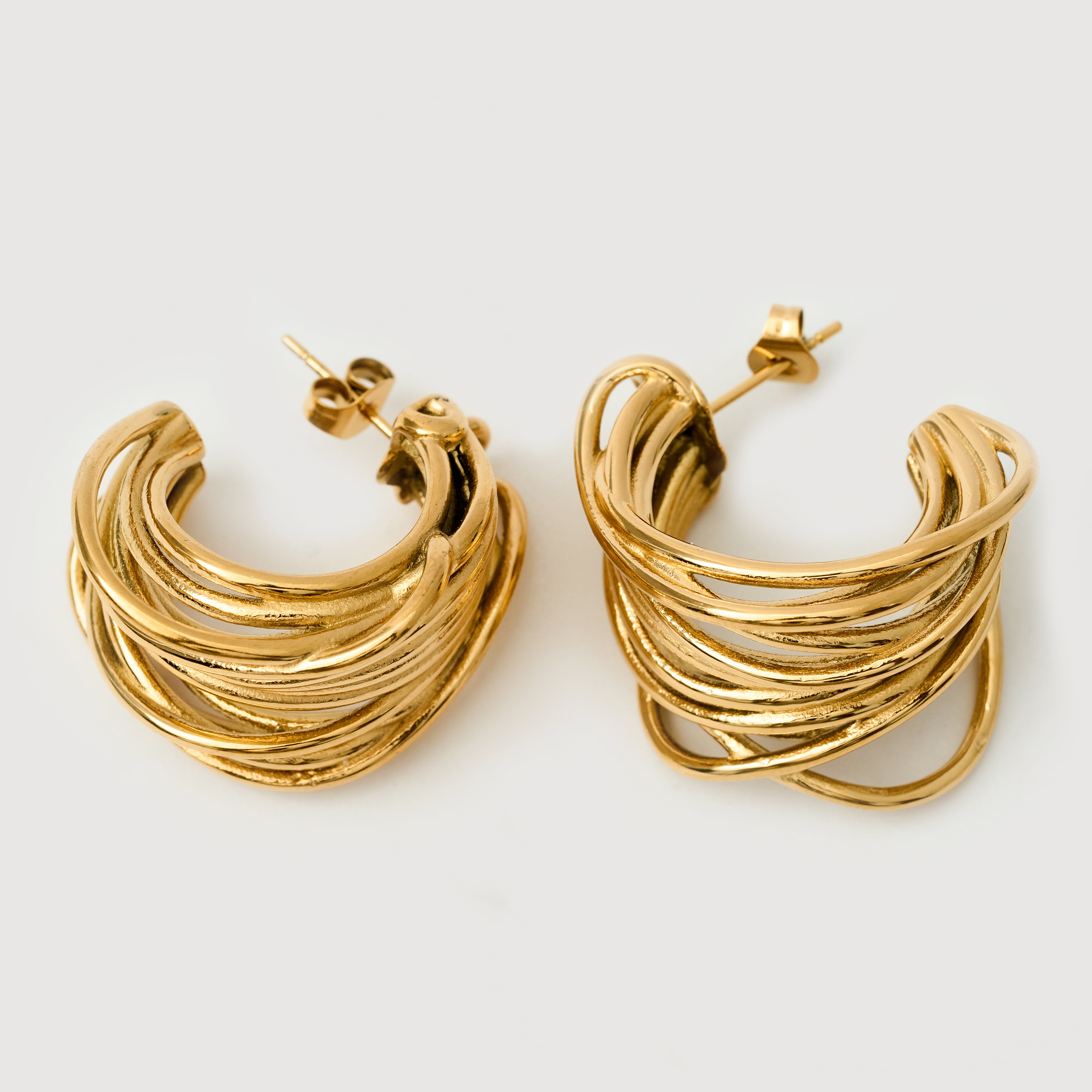 Seminyak Earrings in 18K Gold Plated
