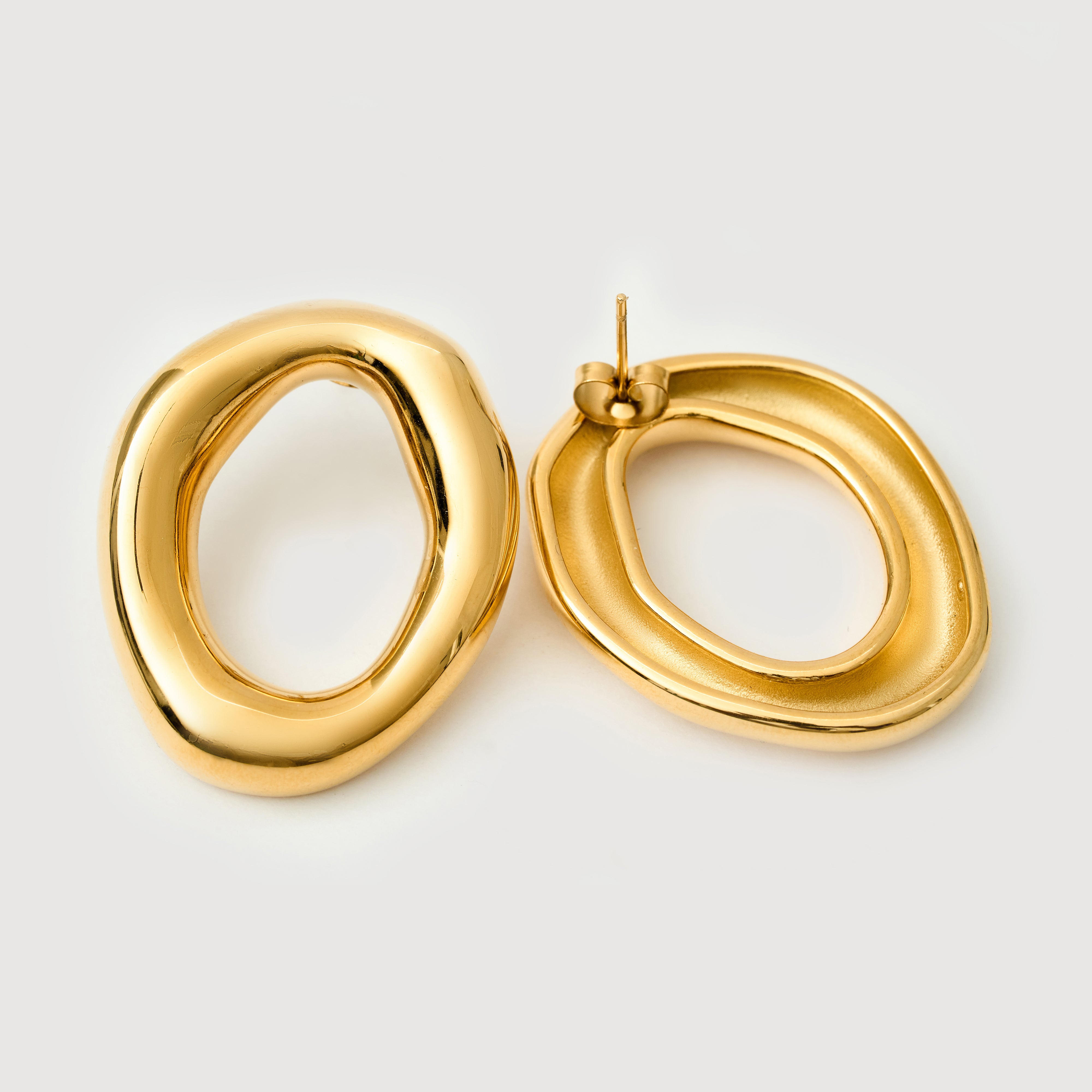 Luna's Glow Earrings in 18K Gold Plated