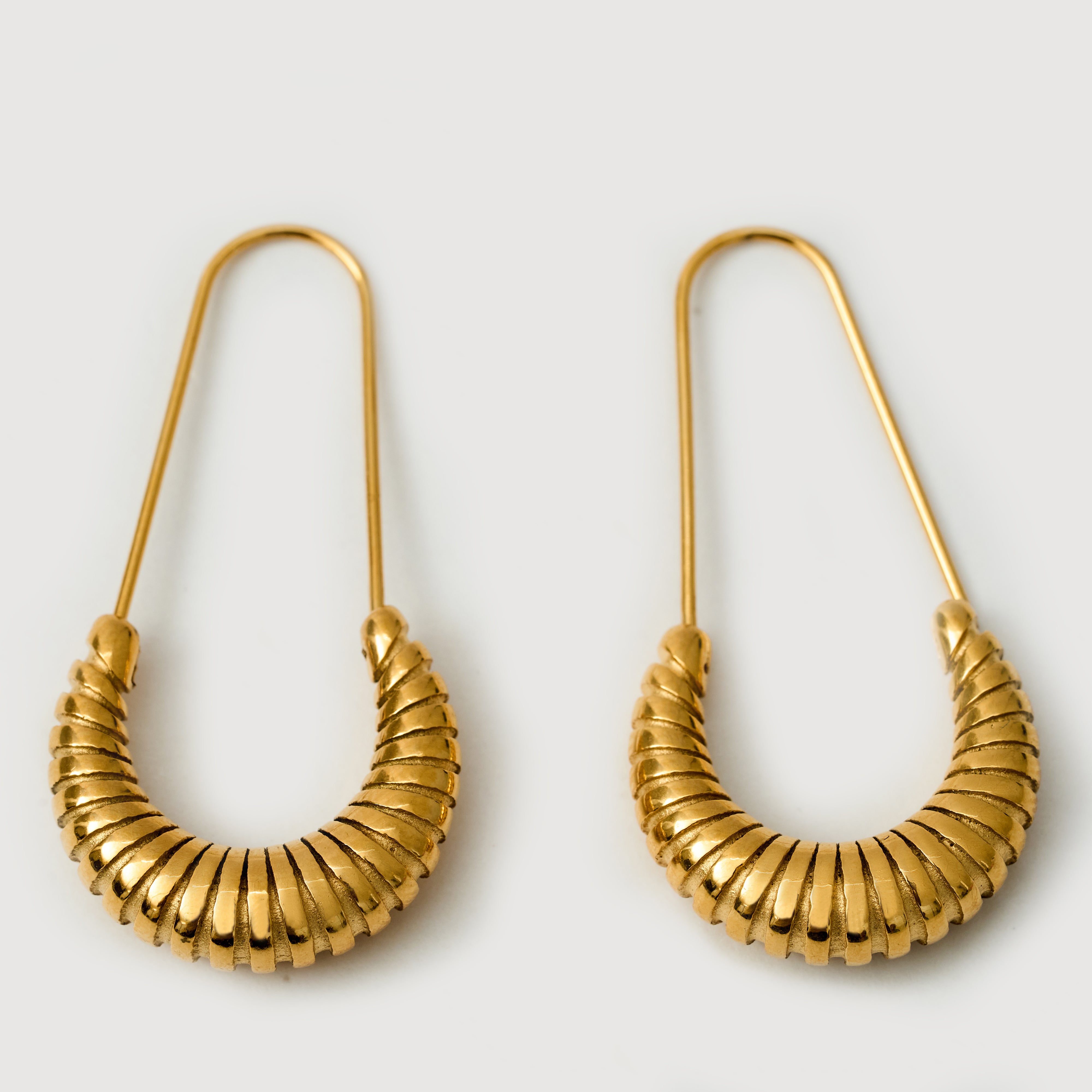 Lumina Drop Earrings in 18K Gold Plated