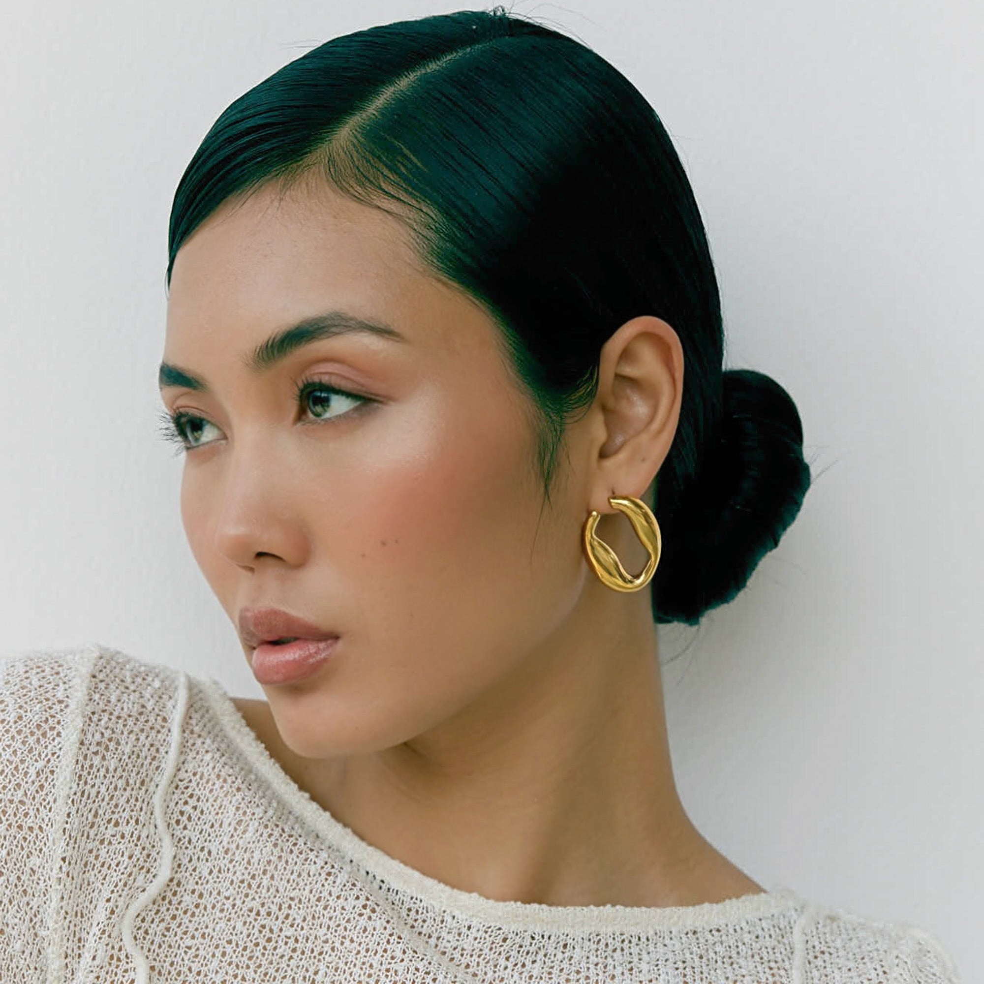 Fiona Earrings in 18K Gold Plated