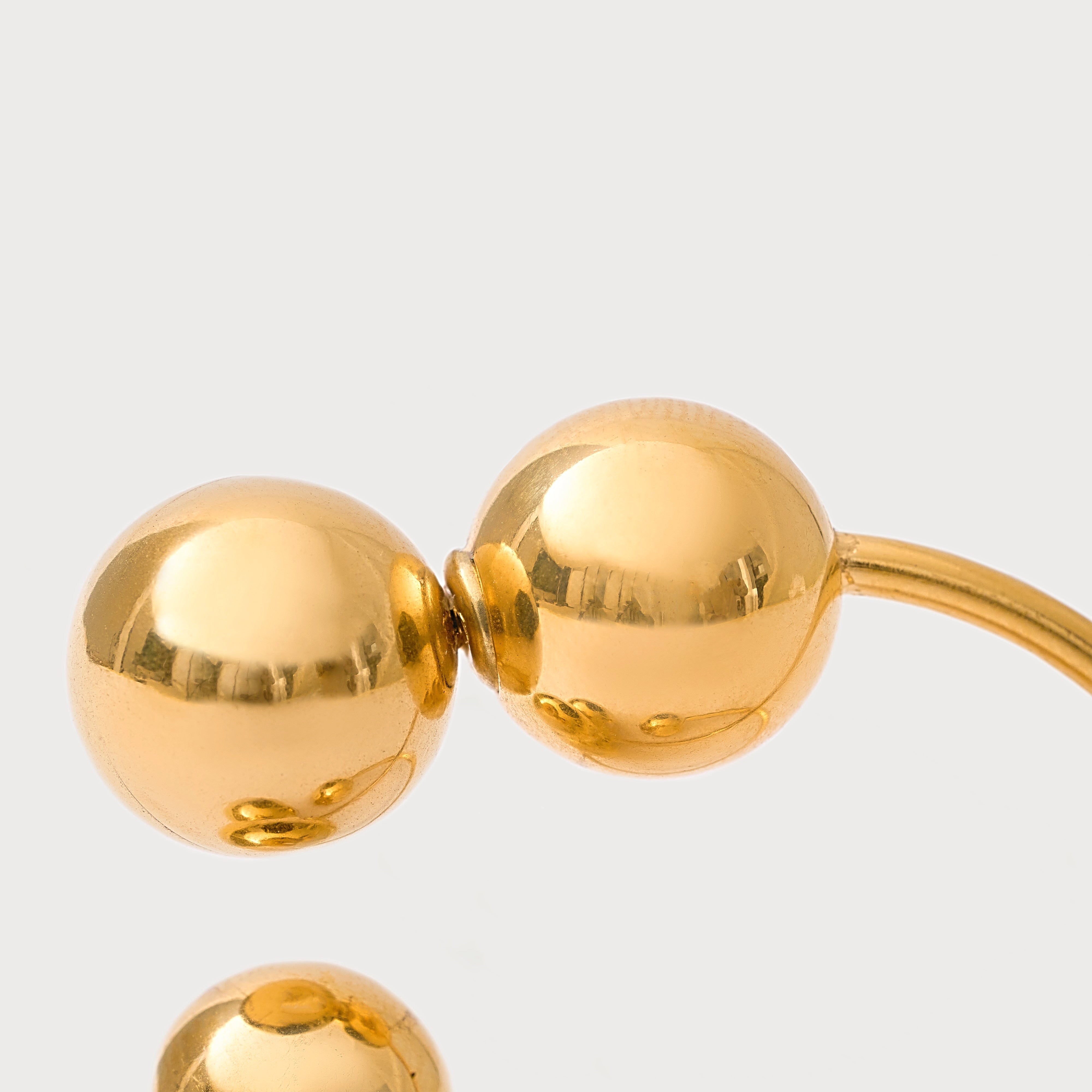 Ares Statement Earrings in 18K Gold Plated