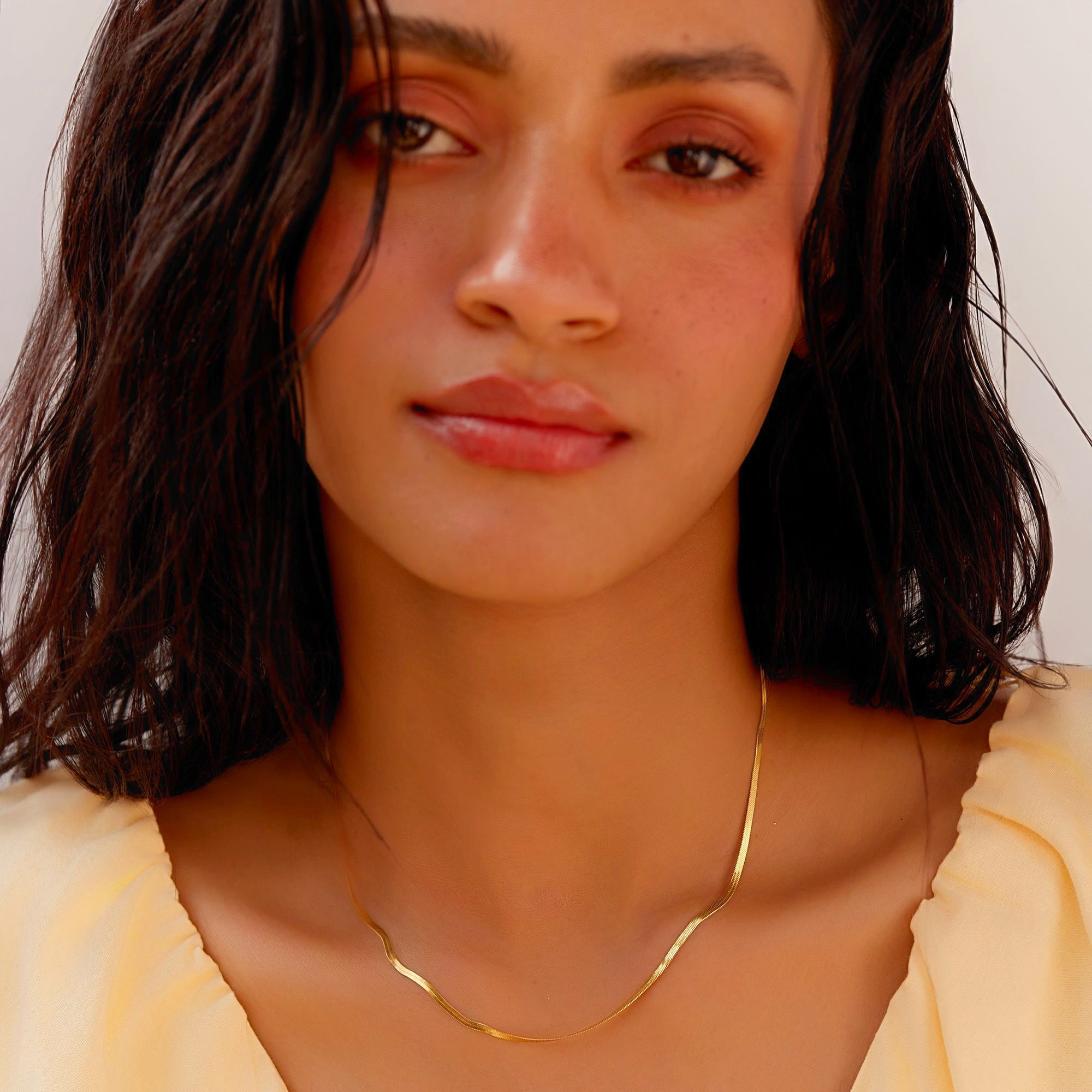 Charlotte Vintage Gold Chain in 18K Gold Plated