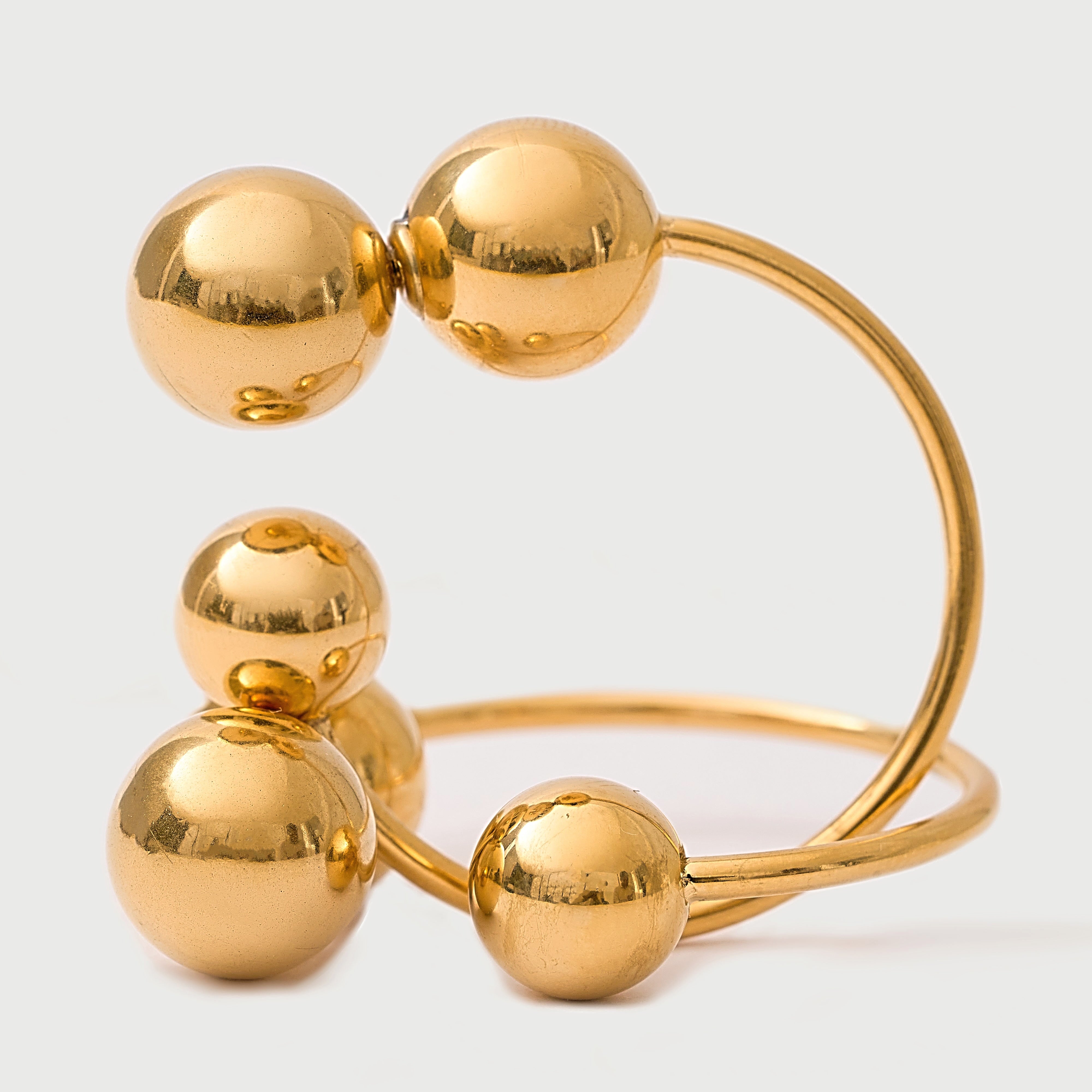 Ares Statement Earrings in 18K Gold Plated