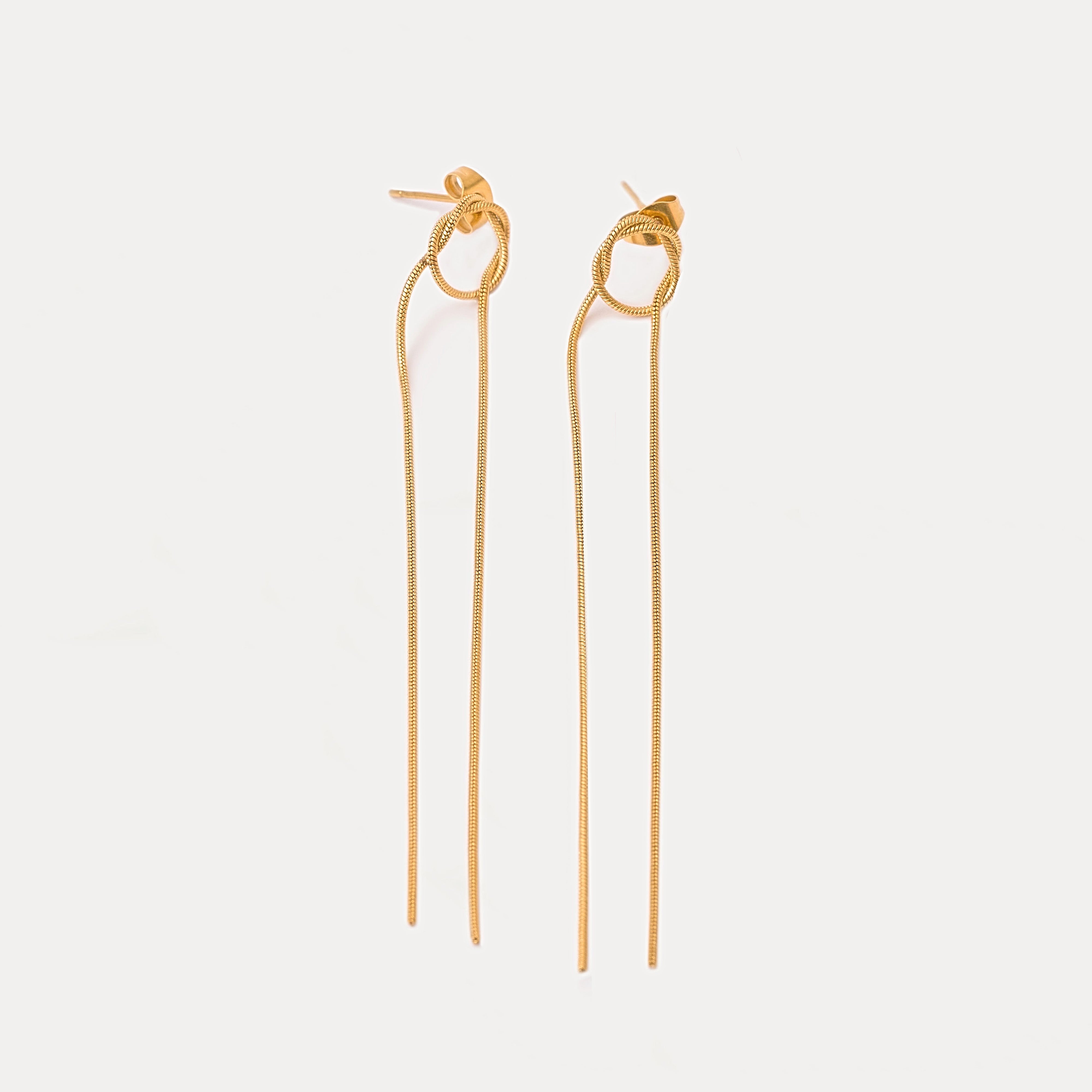 Jasmine Drop Earrings in 18K Gold Plated
