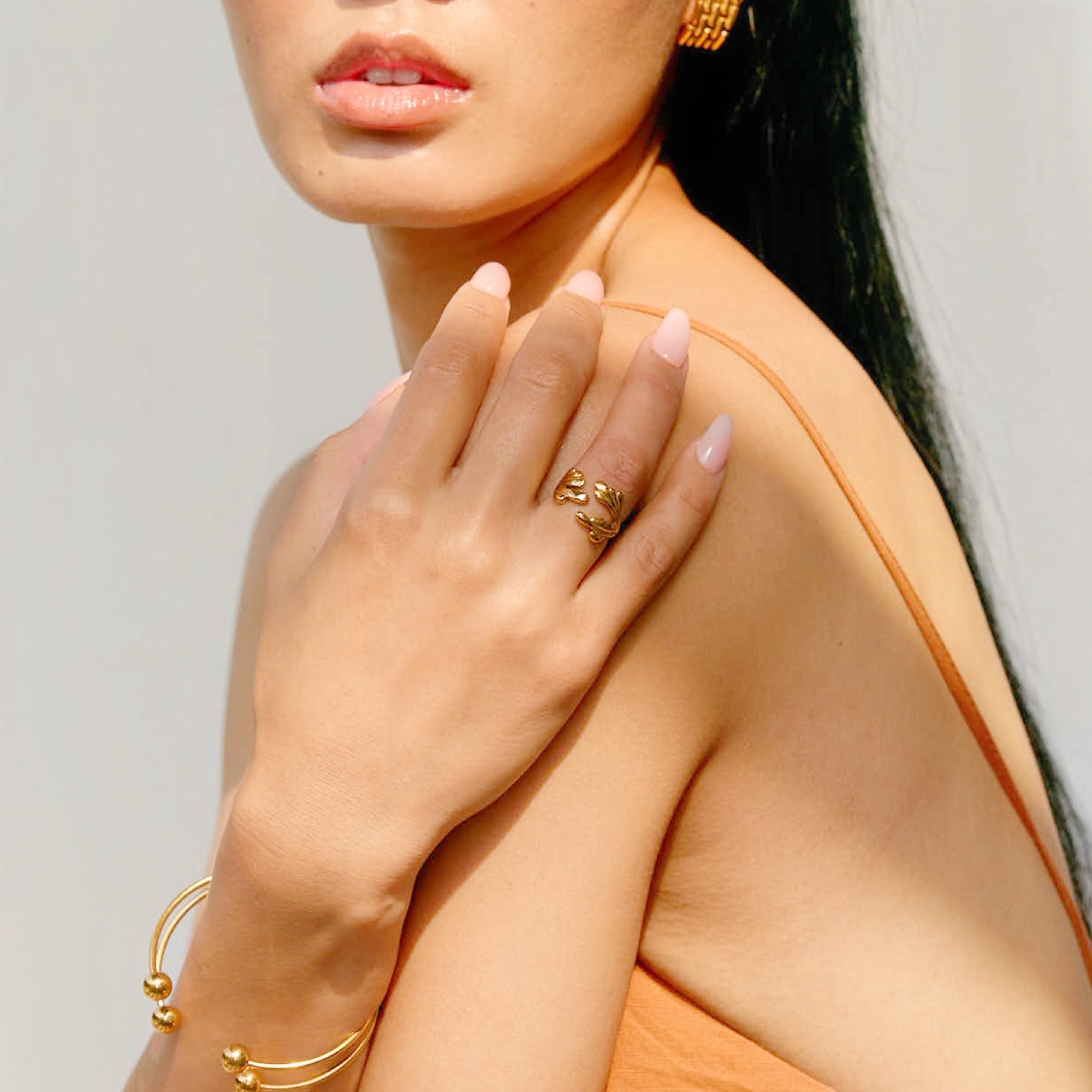 Seaside Retreat Ring in 18K Gold Plated