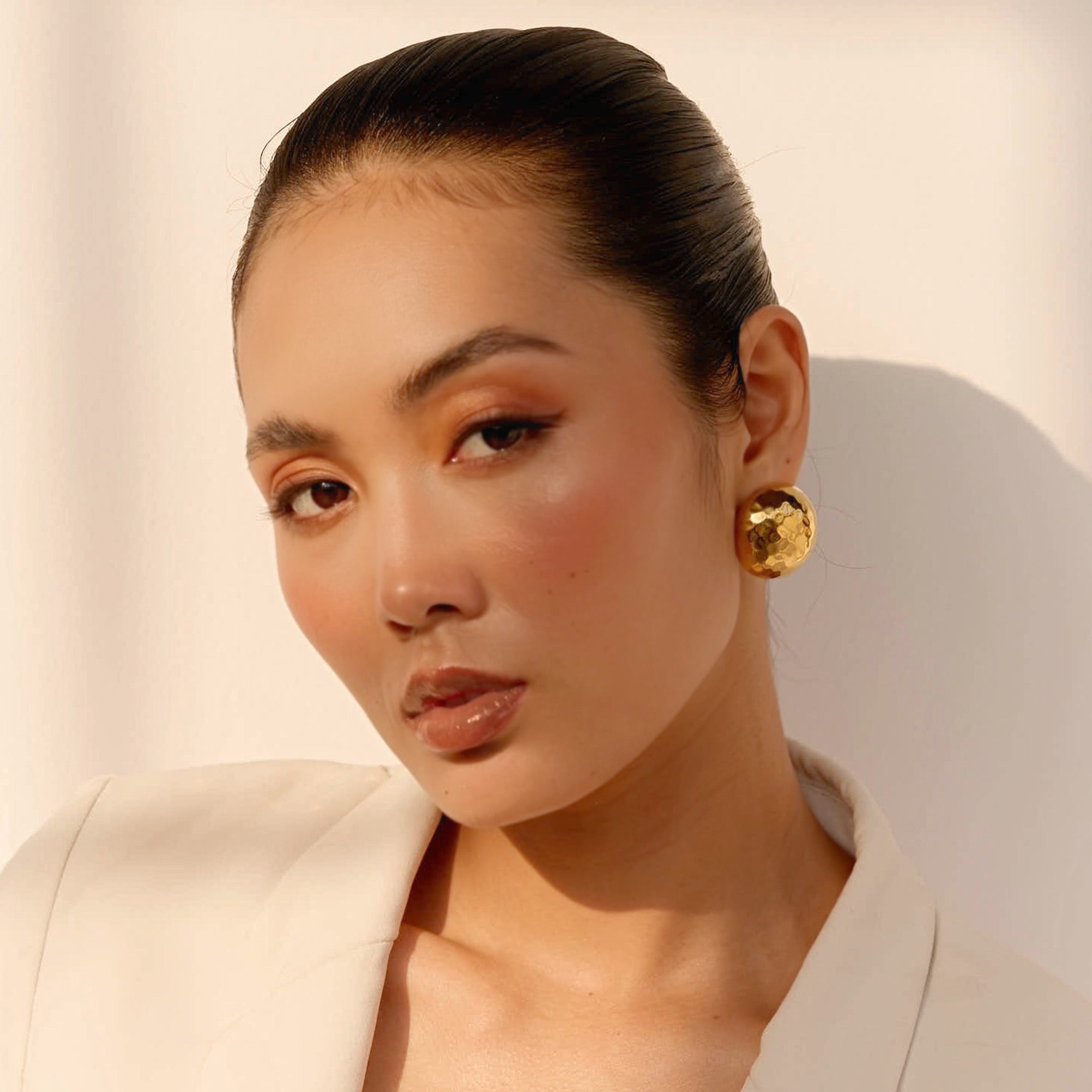 Cleopatra Studs in 18K Gold Plated