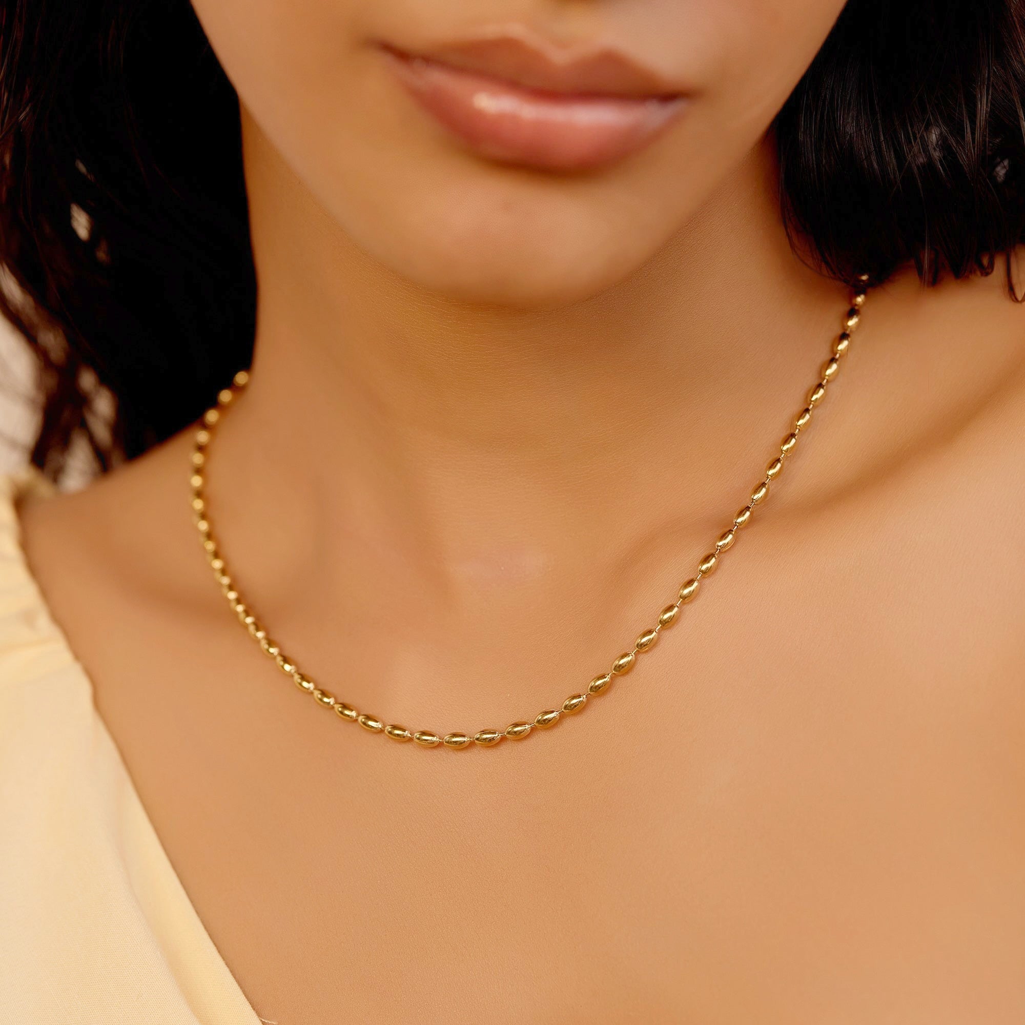 Zeina Necklace in 18K Gold Plated