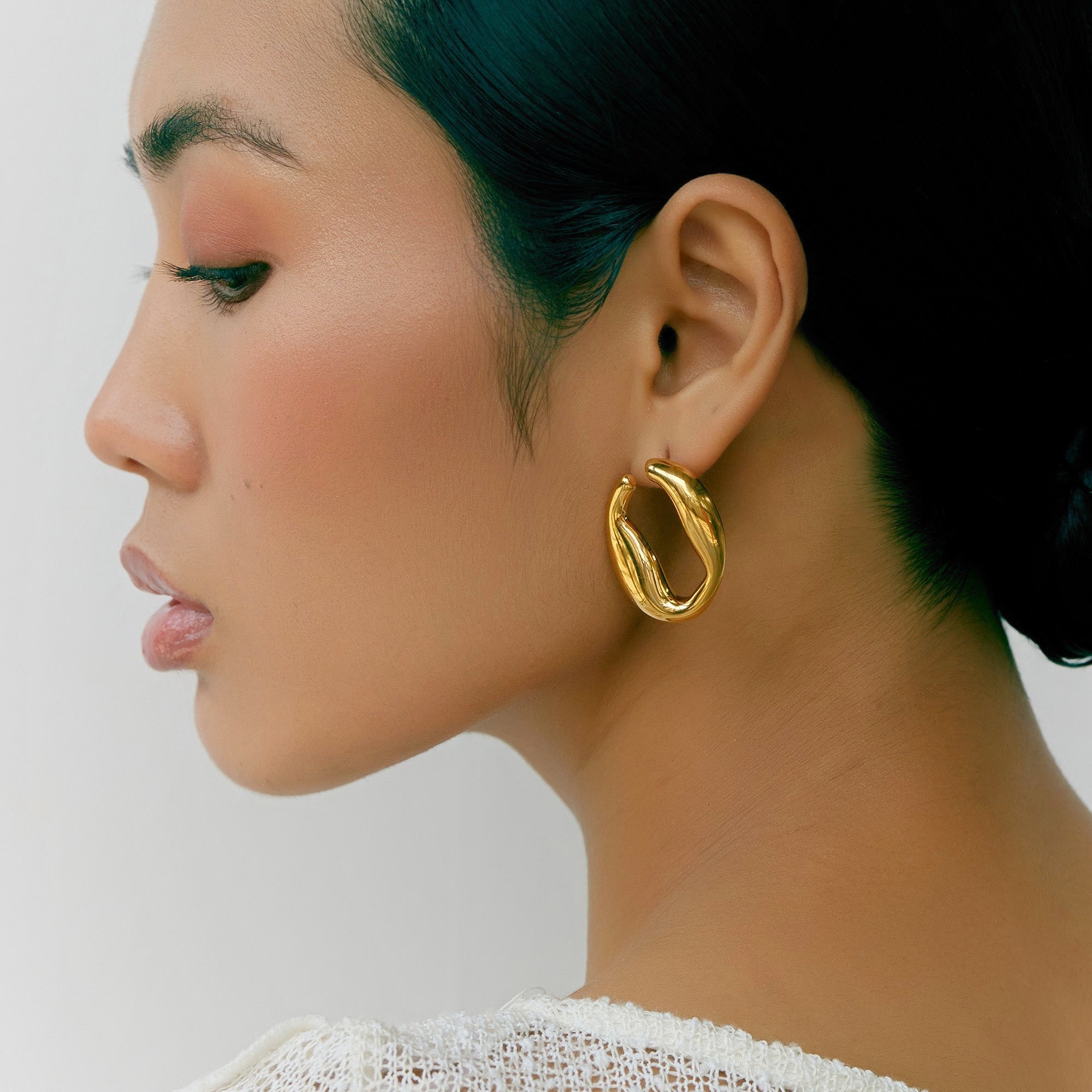 Fiona Earrings in 18K Gold Plated