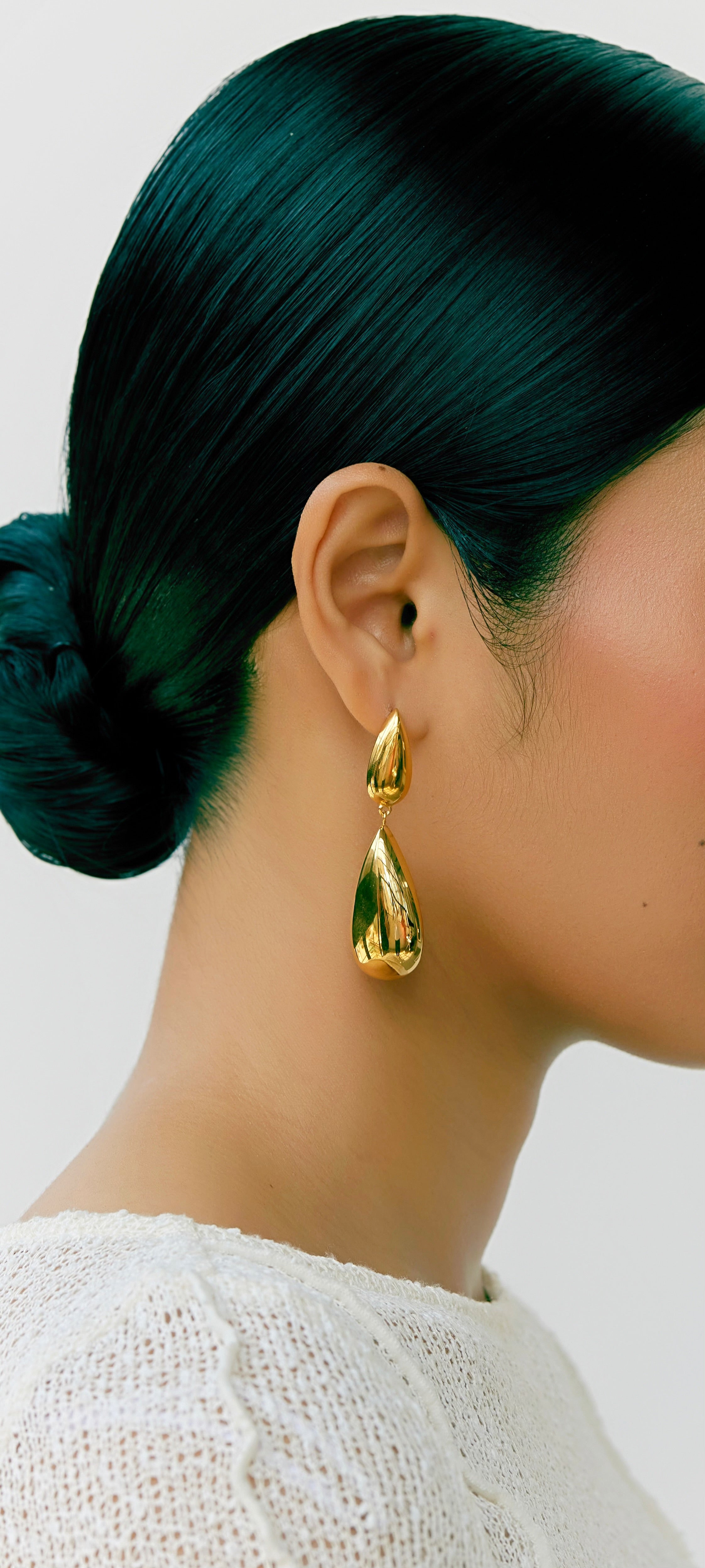 Beverly Gold Earrings in 18K Gold Plated