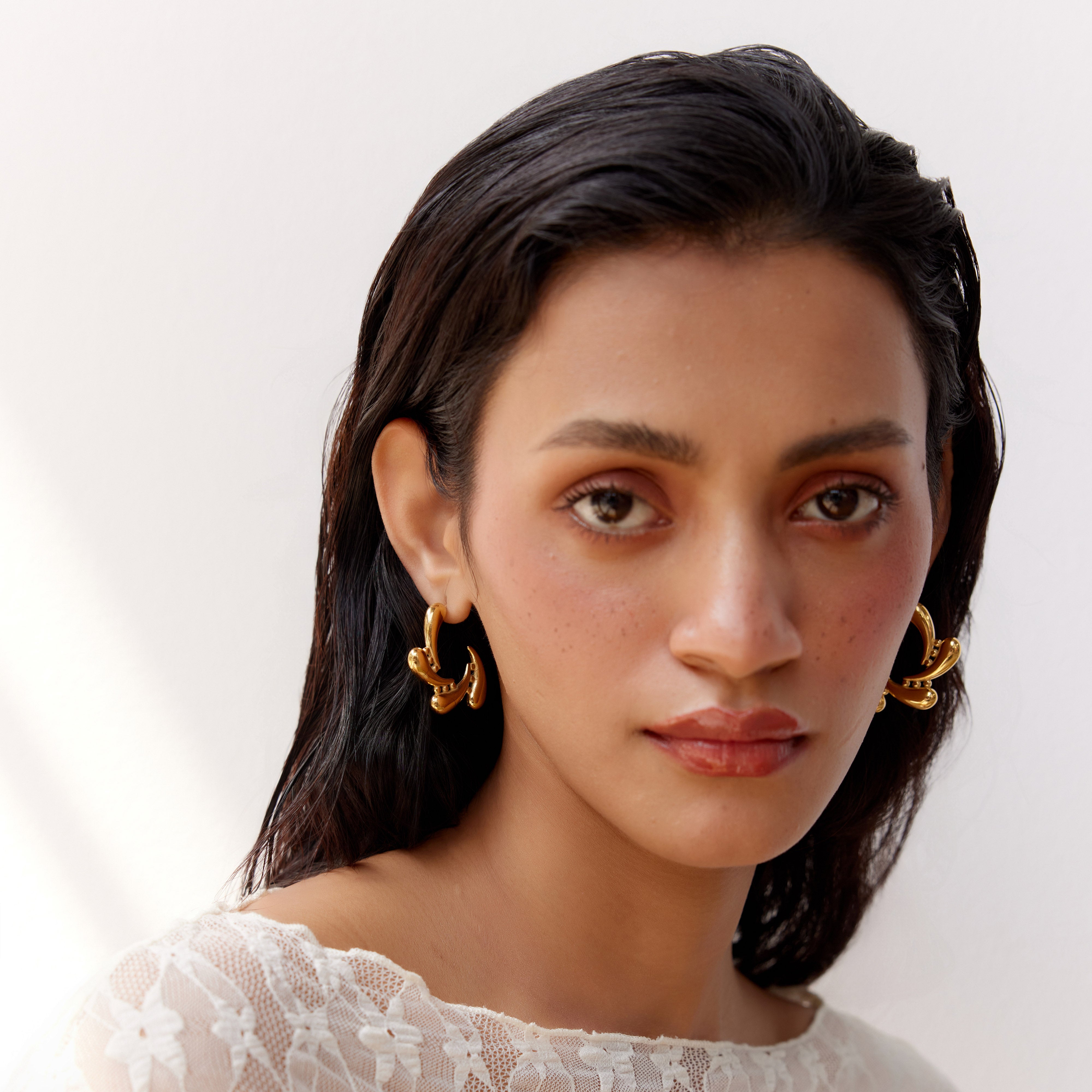 Nusa Dua Earrings in 18K Gold Plated