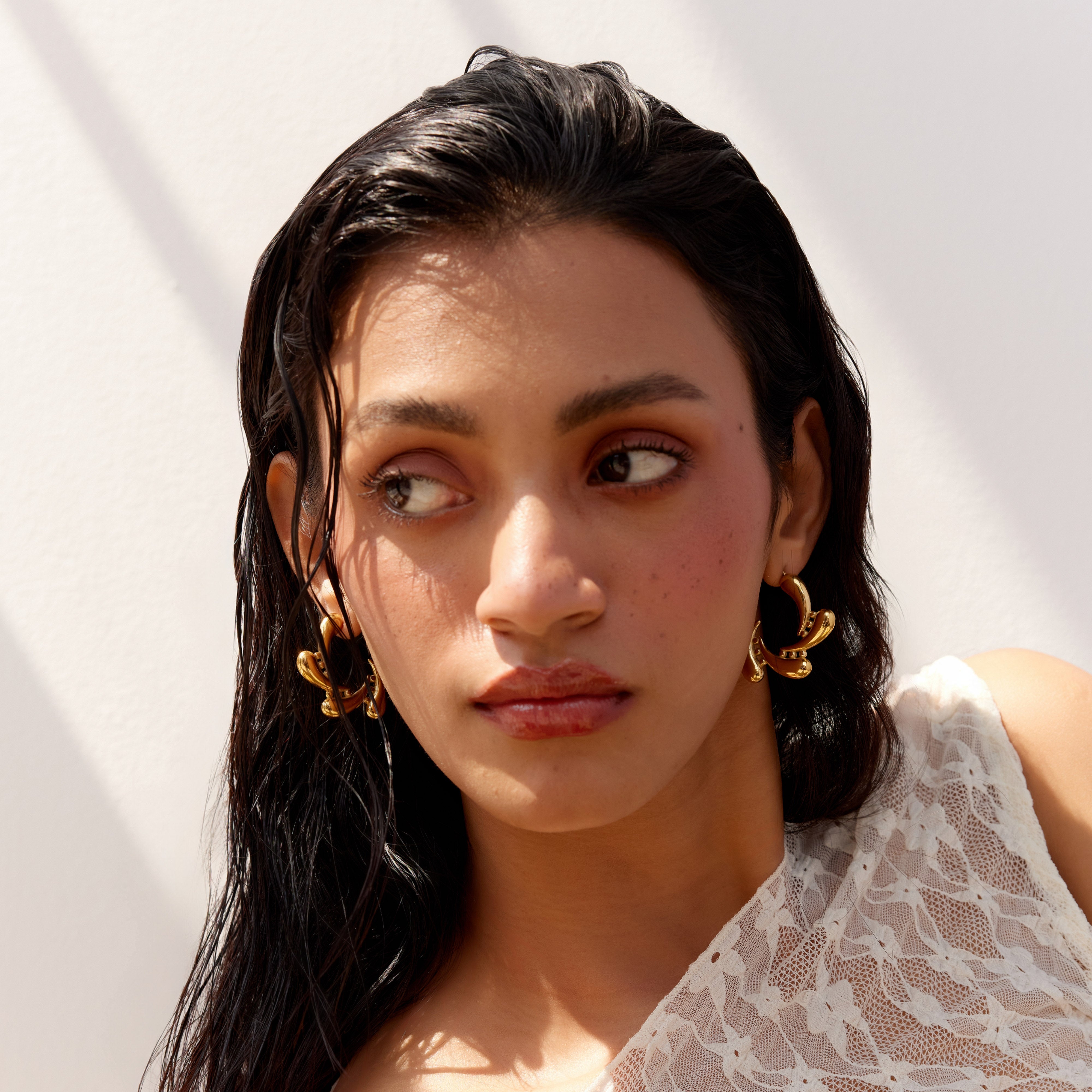 Nusa Dua Earrings in 18K Gold Plated