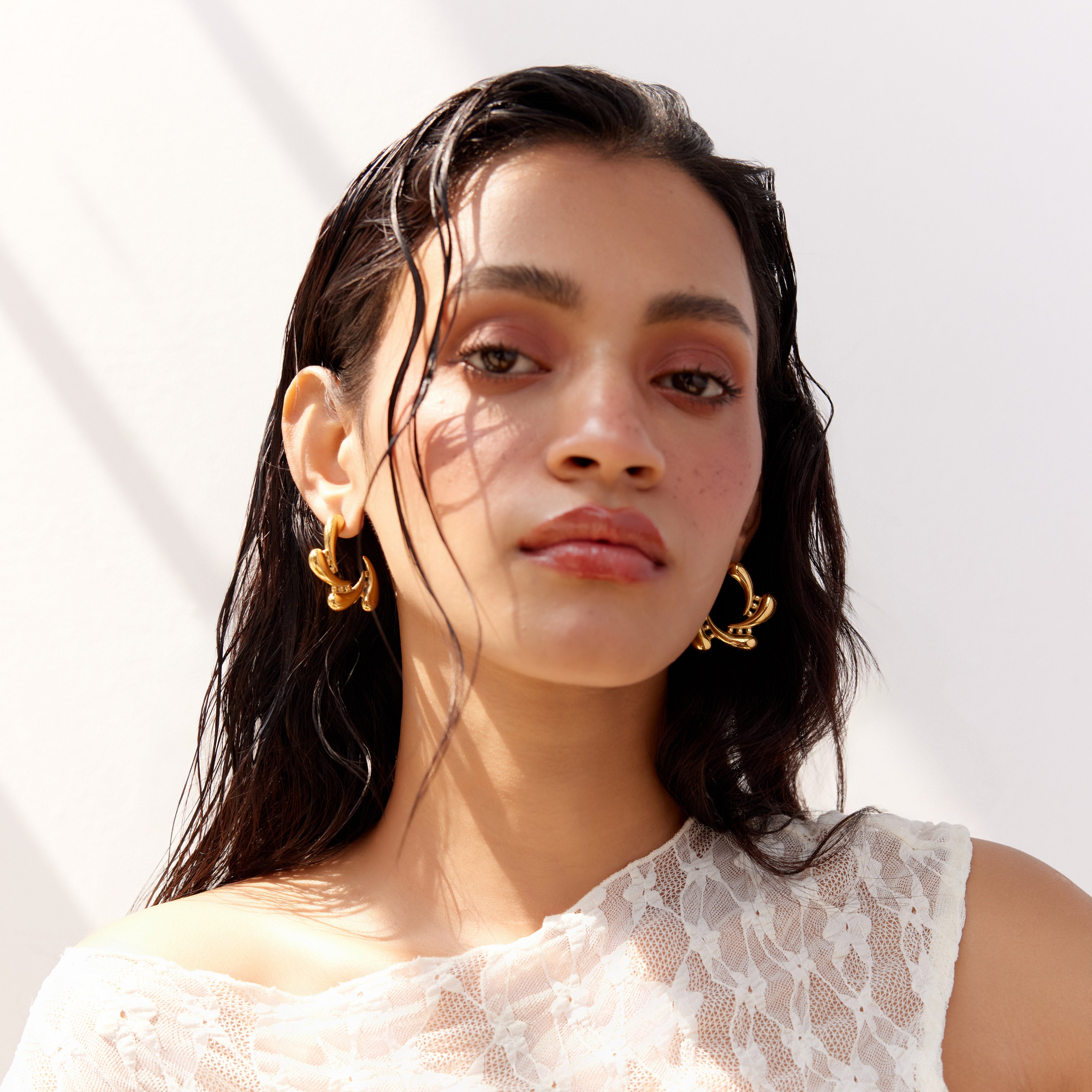 Nusa Dua Earrings in 18K Gold Plated