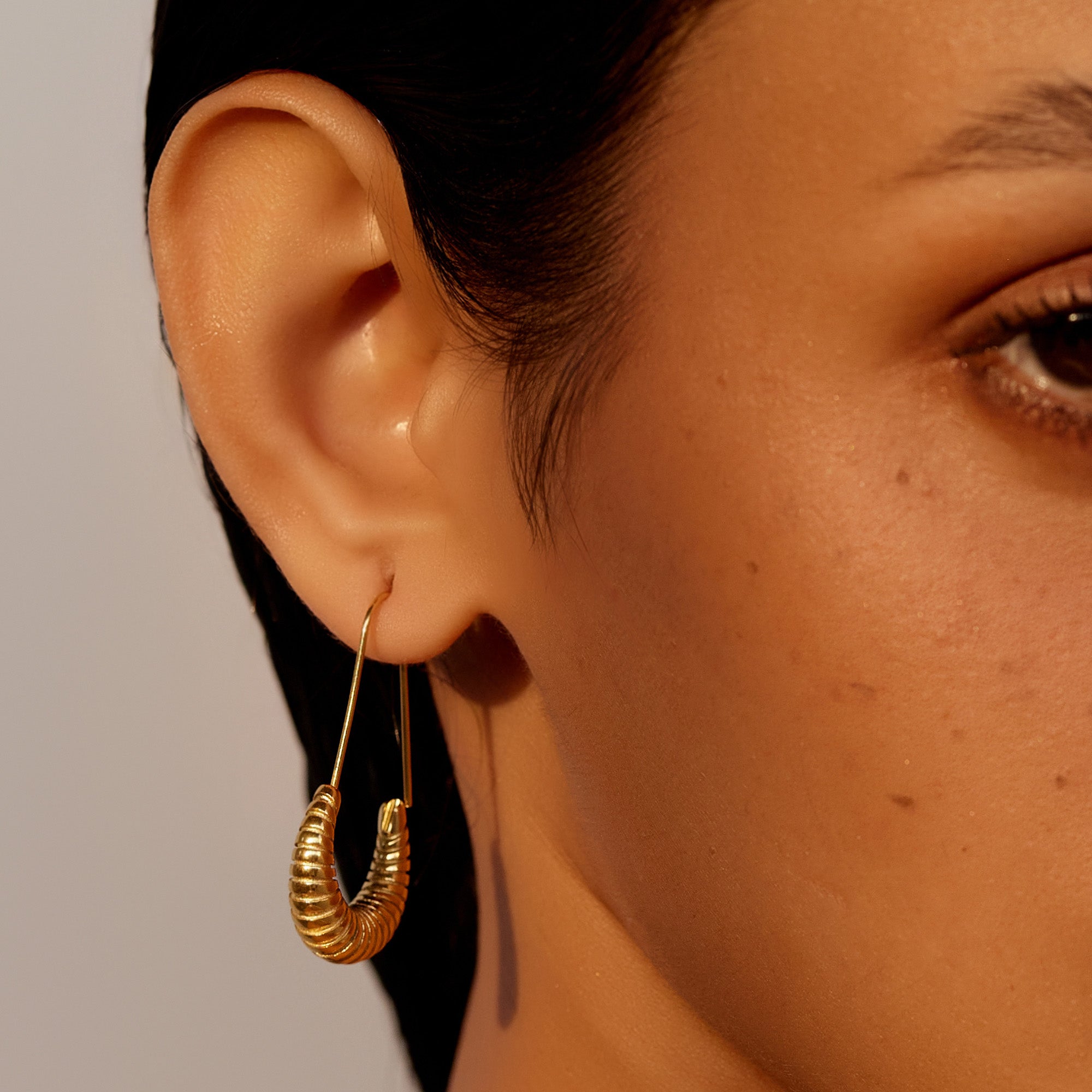 Lumina Drop Earrings in 18K Gold Plated