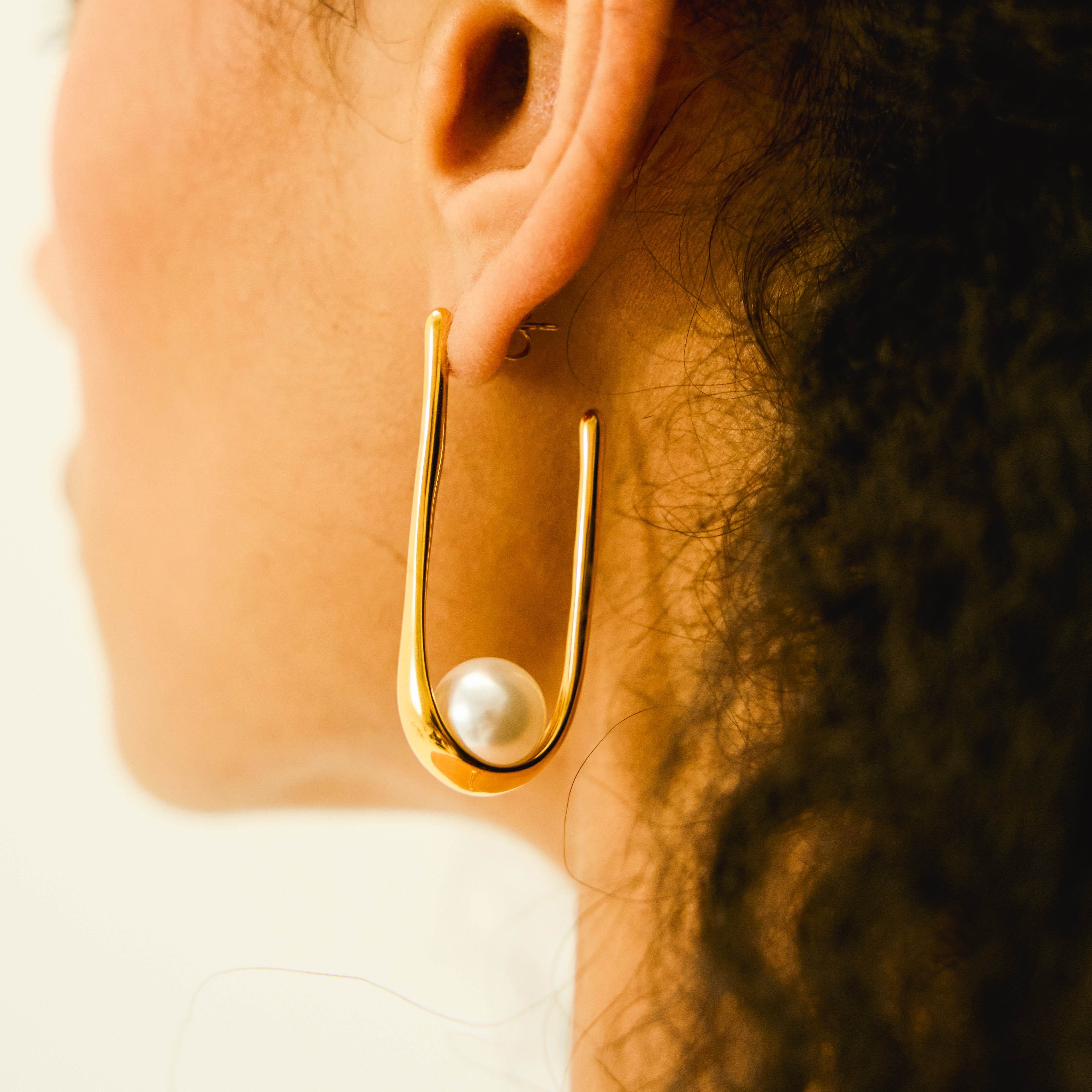 Reem U-Hoop Earrings