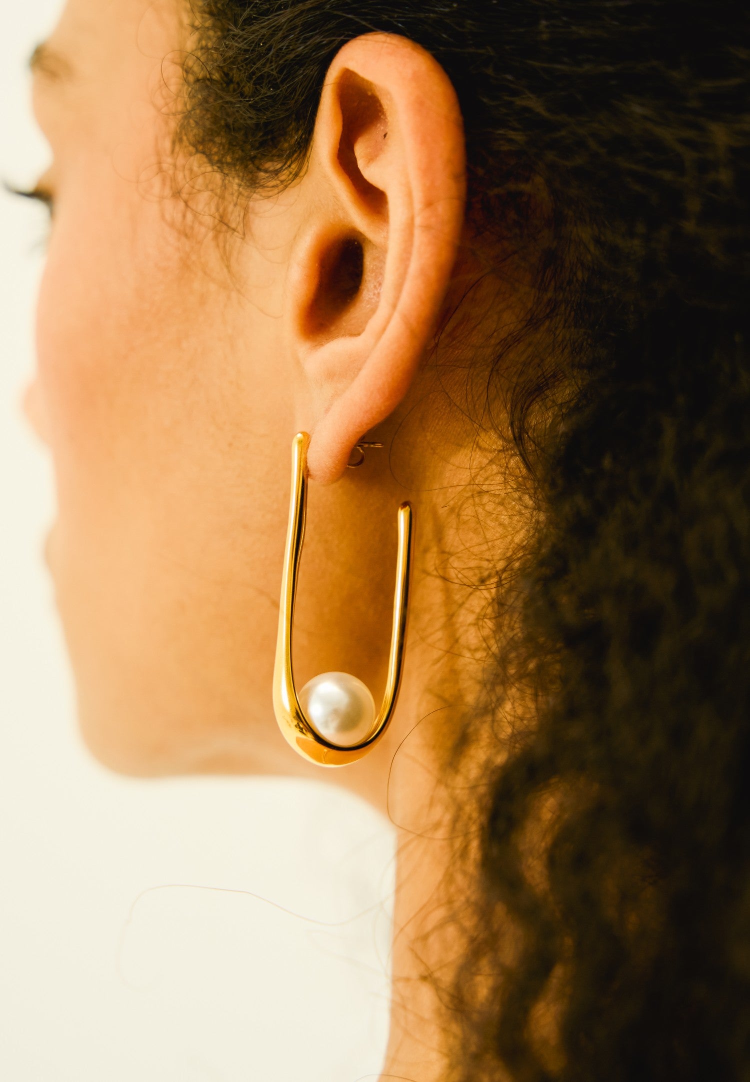Reem U-Hoop Earrings