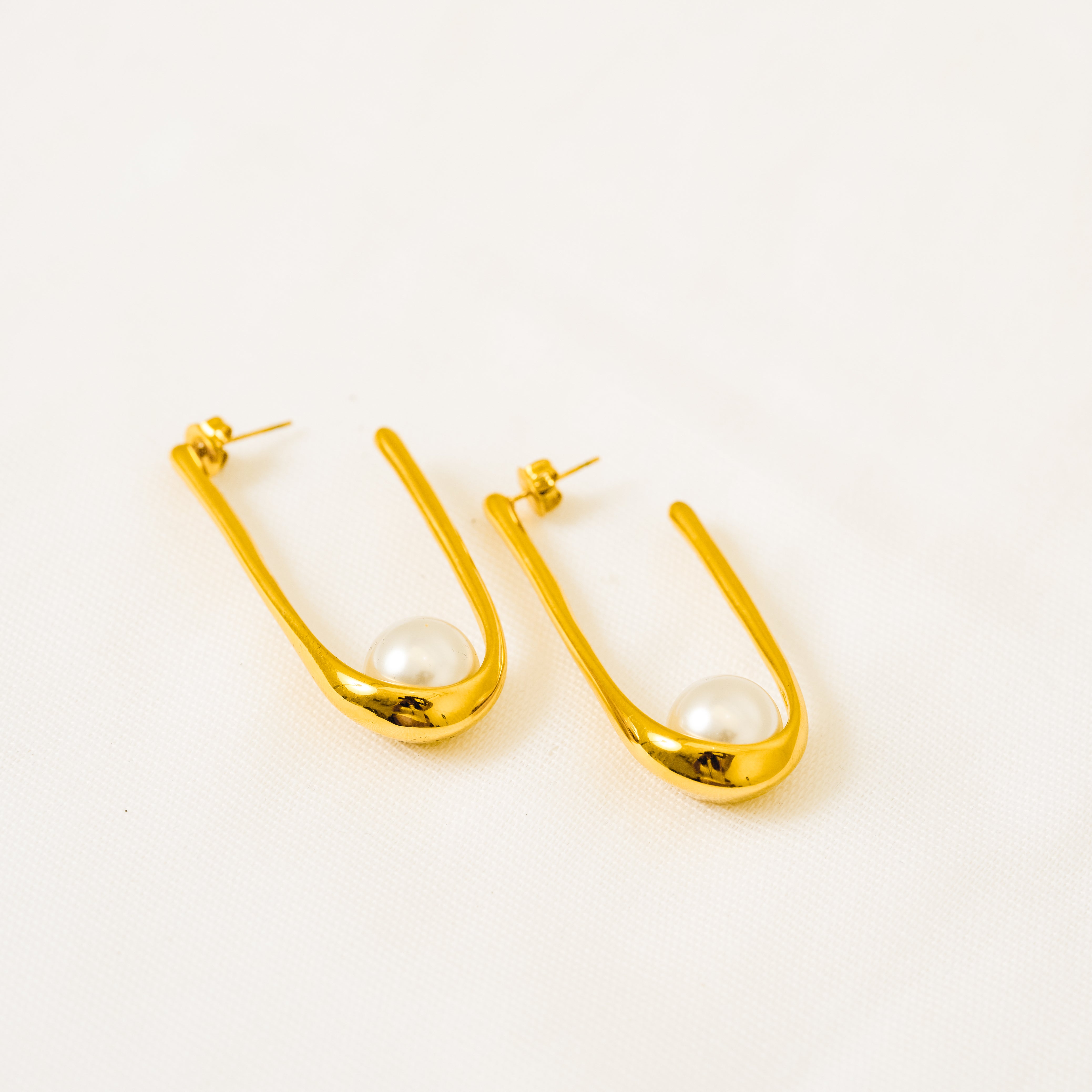 Reem U-Hoop Earrings