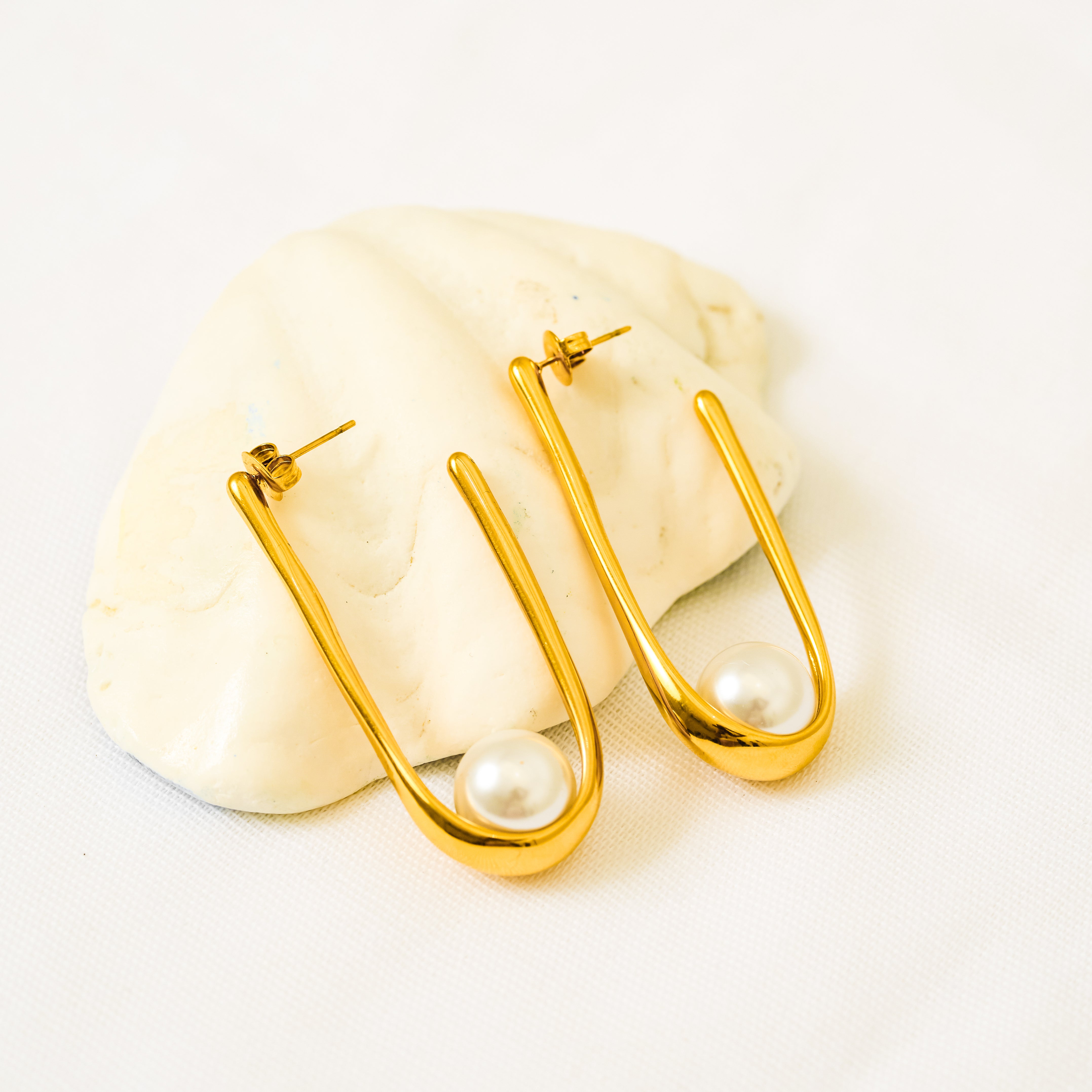 Reem U-Hoop Earrings