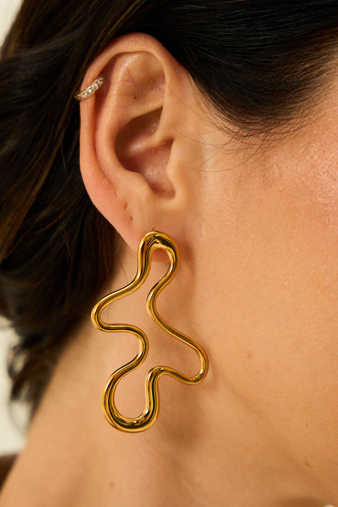 Margaux Drop Earrings in 18K Gold Plated