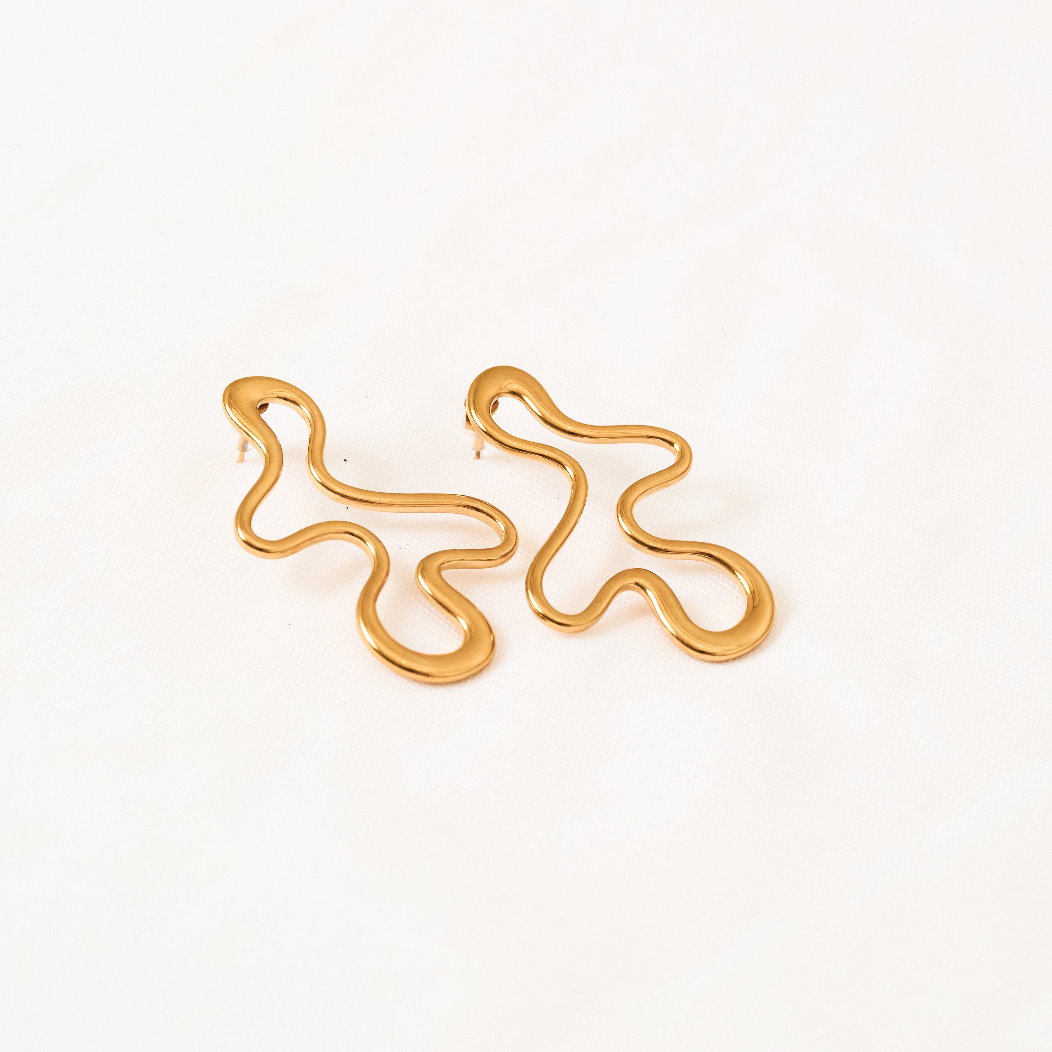 Margaux Drop Earrings in 18K Gold Plated