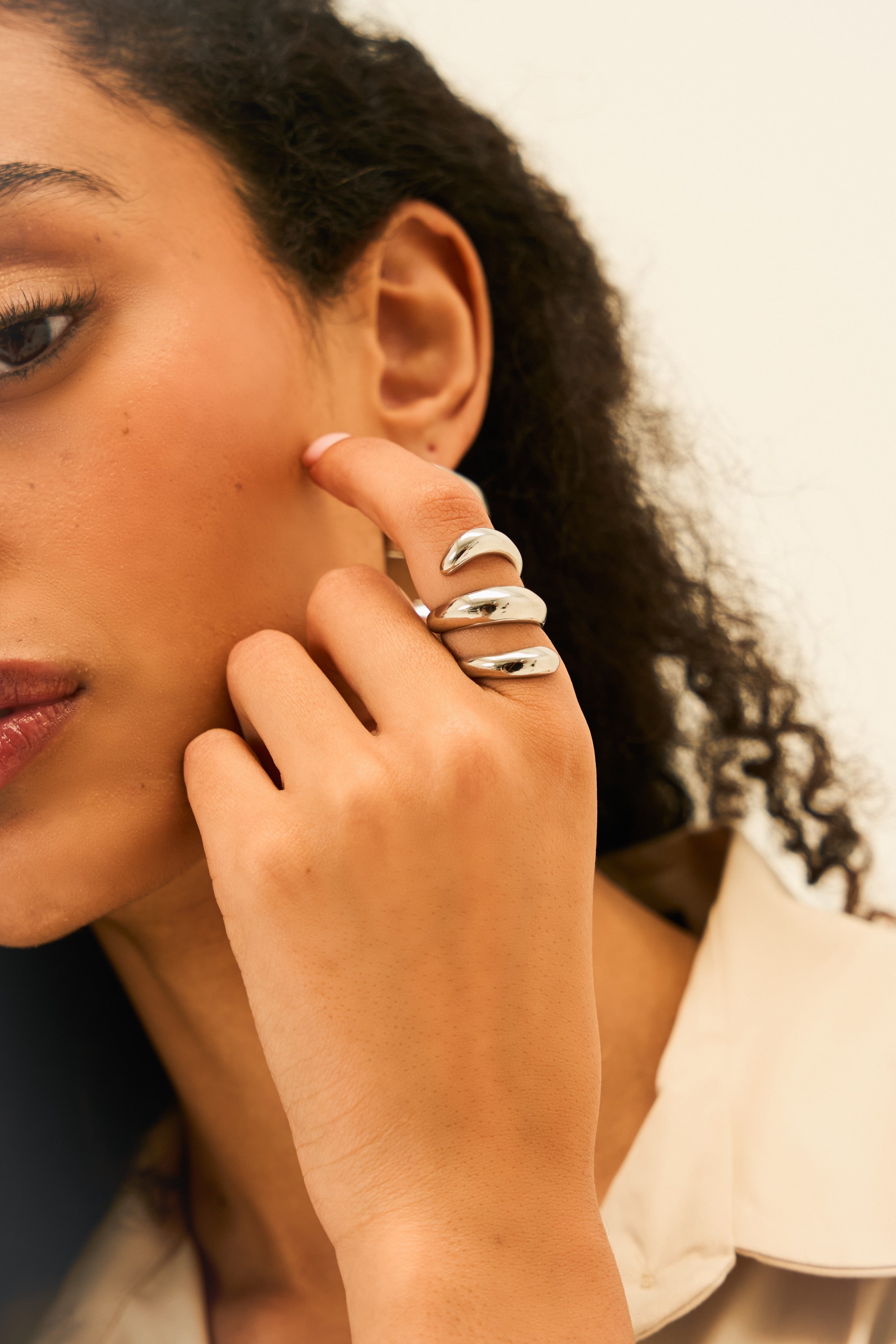 Sylvie Twisted Silver Ring