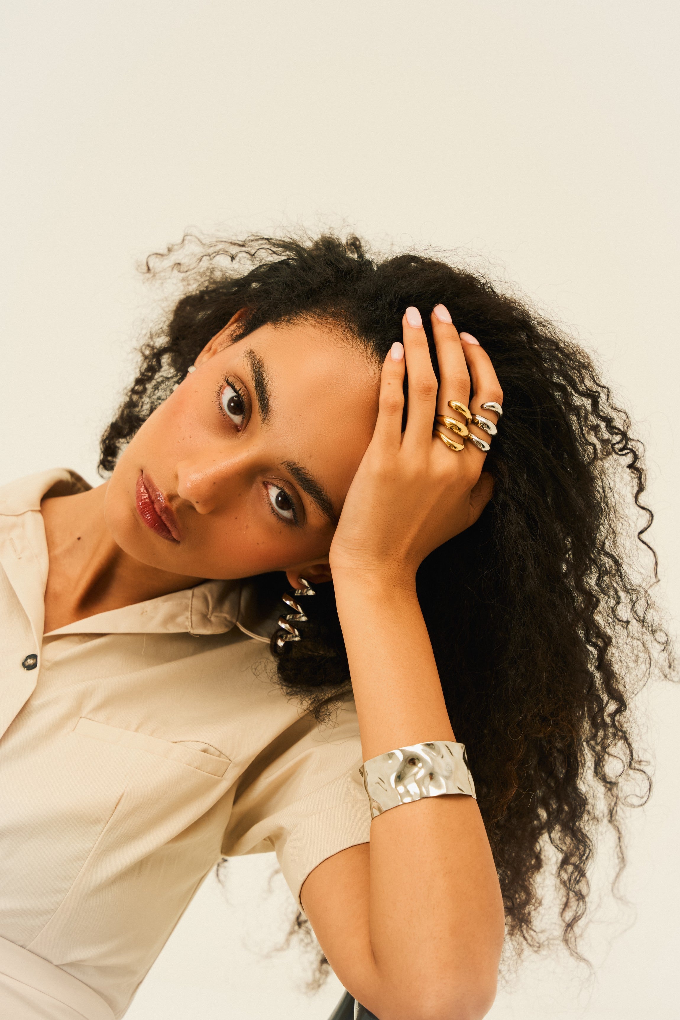 Sylvie Twisted Silver Ring