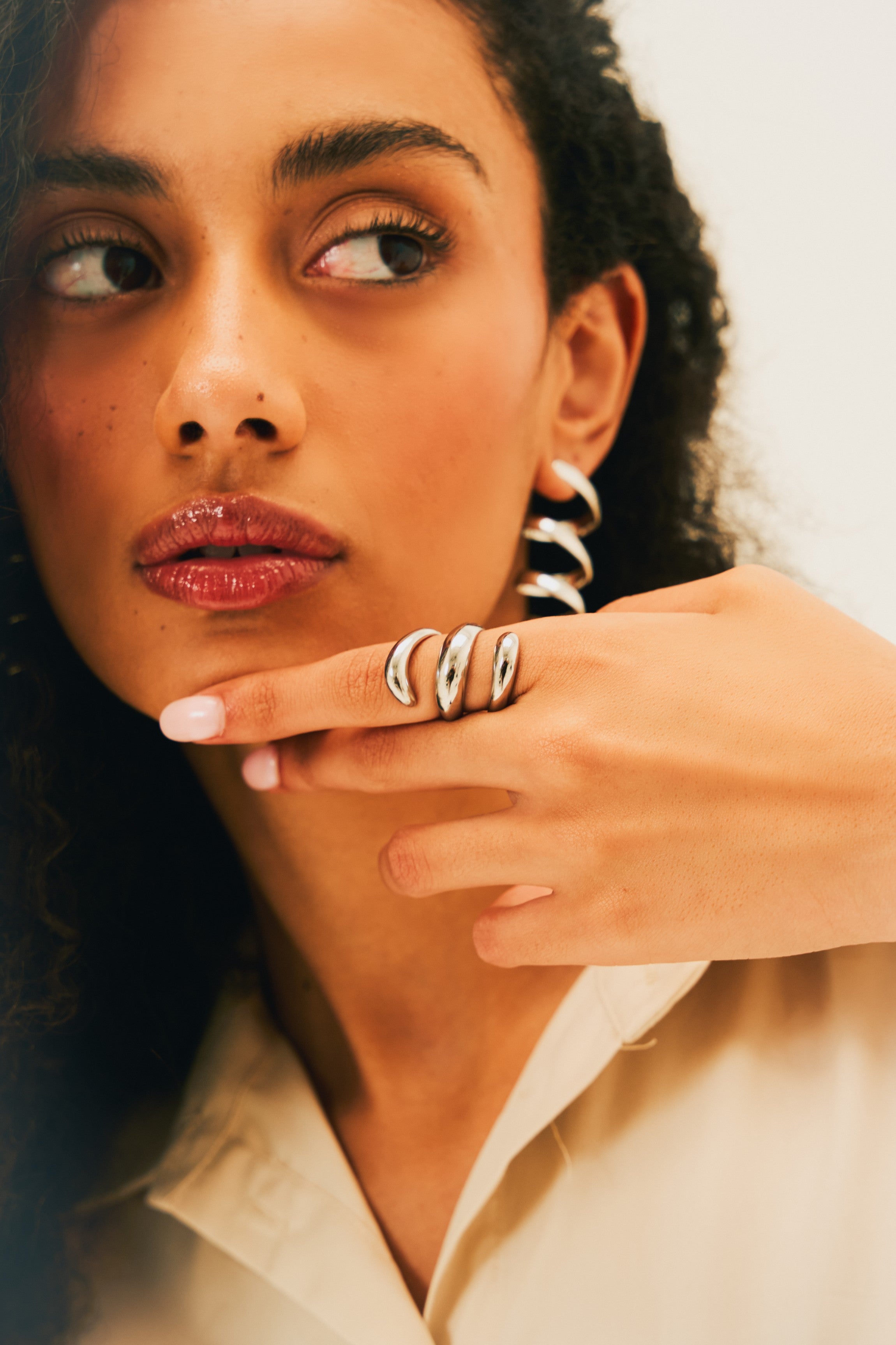 Sylvie Twisted Silver Ring